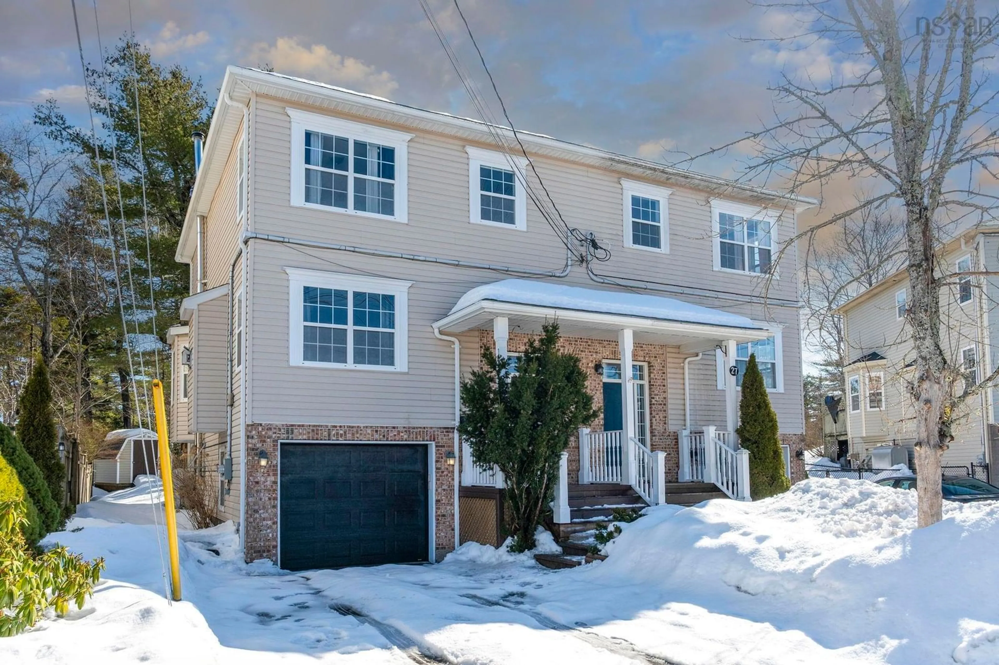 Home with brick exterior material, street for 29 Jon Jacques Crt, Bedford Nova Scotia B4A 4H1