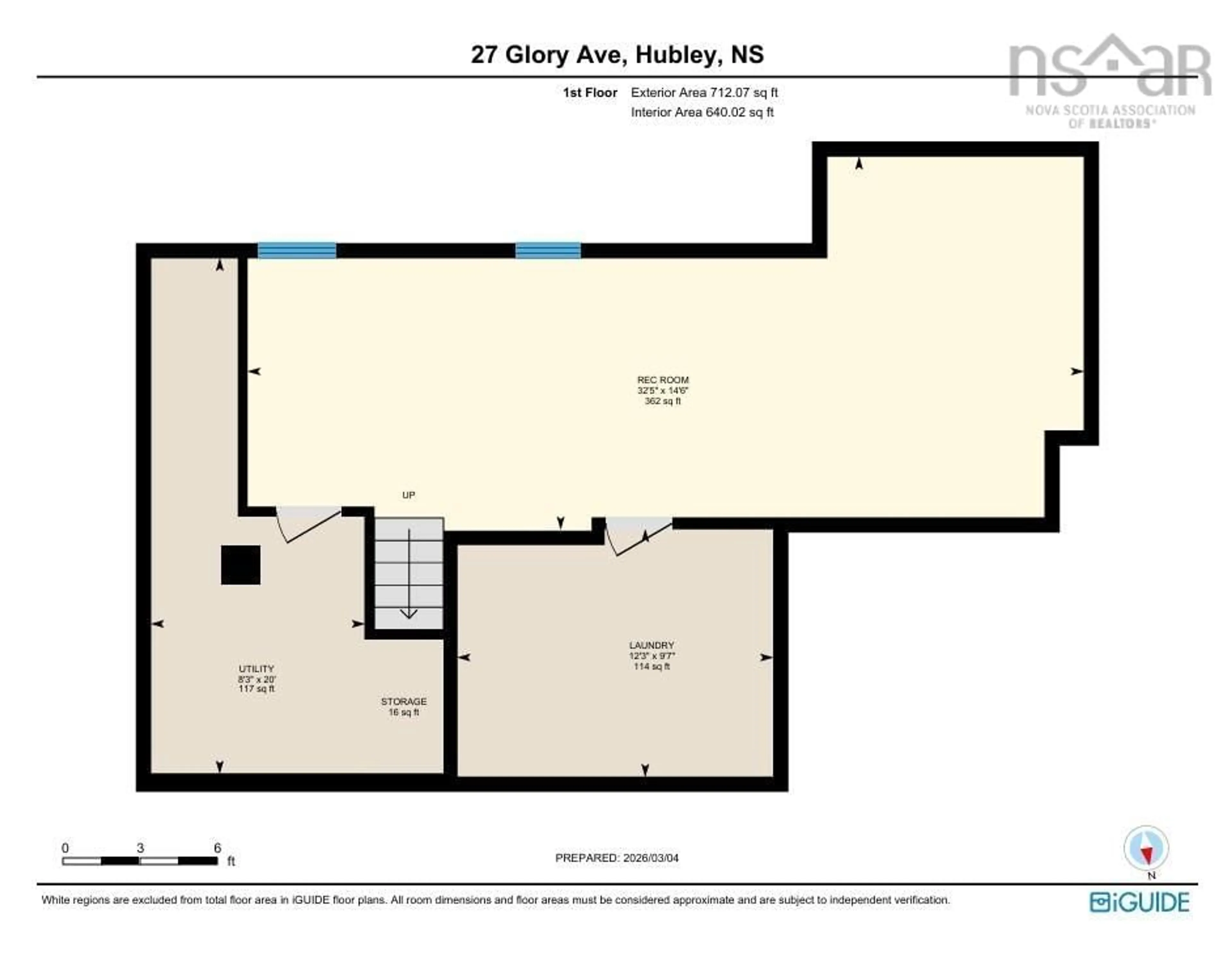 Floor plan for 27 Glory Ave, Hubley Nova Scotia B3Z 0B7