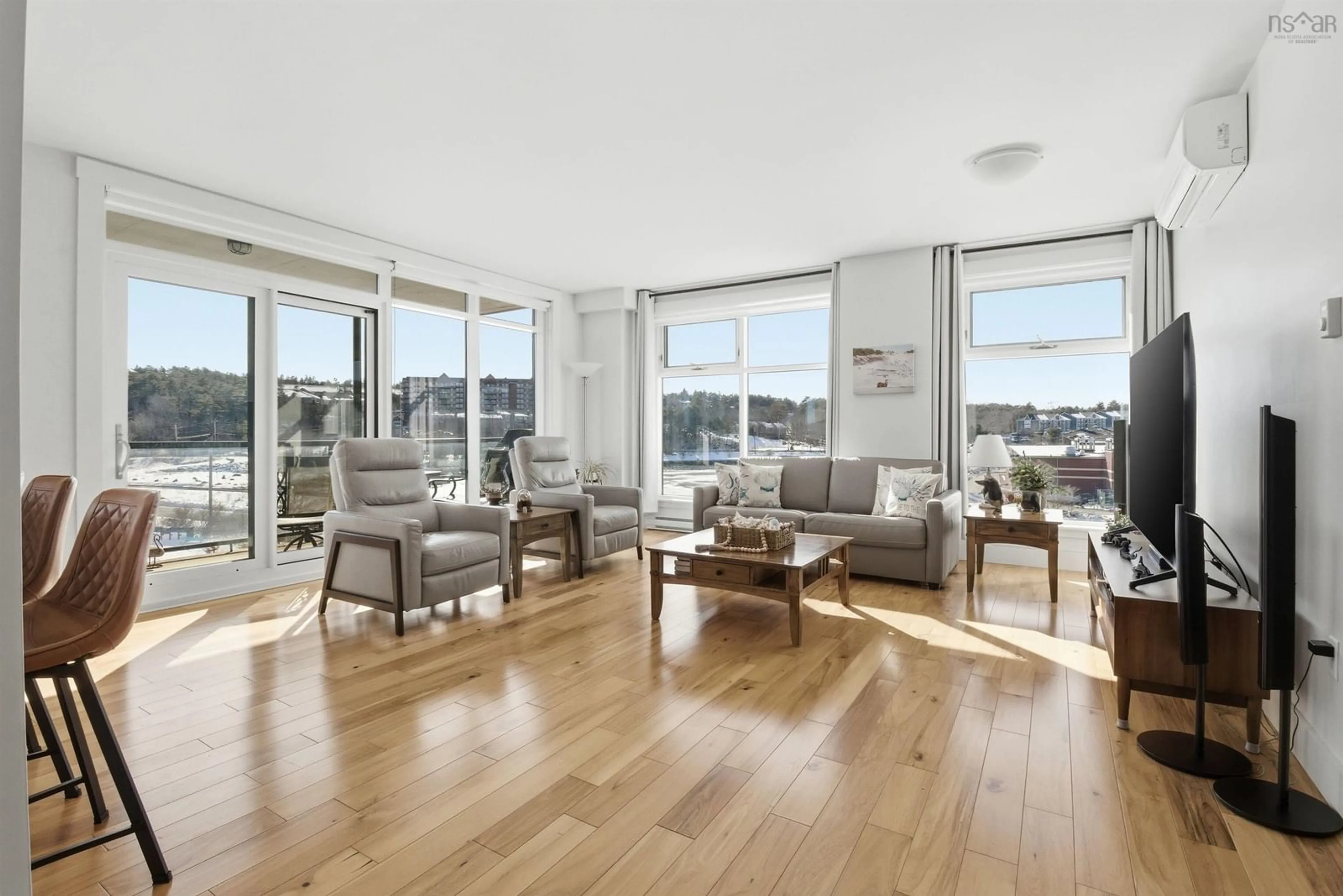 Living room with furniture, unknown for 220 Waterfront Dr #305, Bedford Nova Scotia B4A 0H3