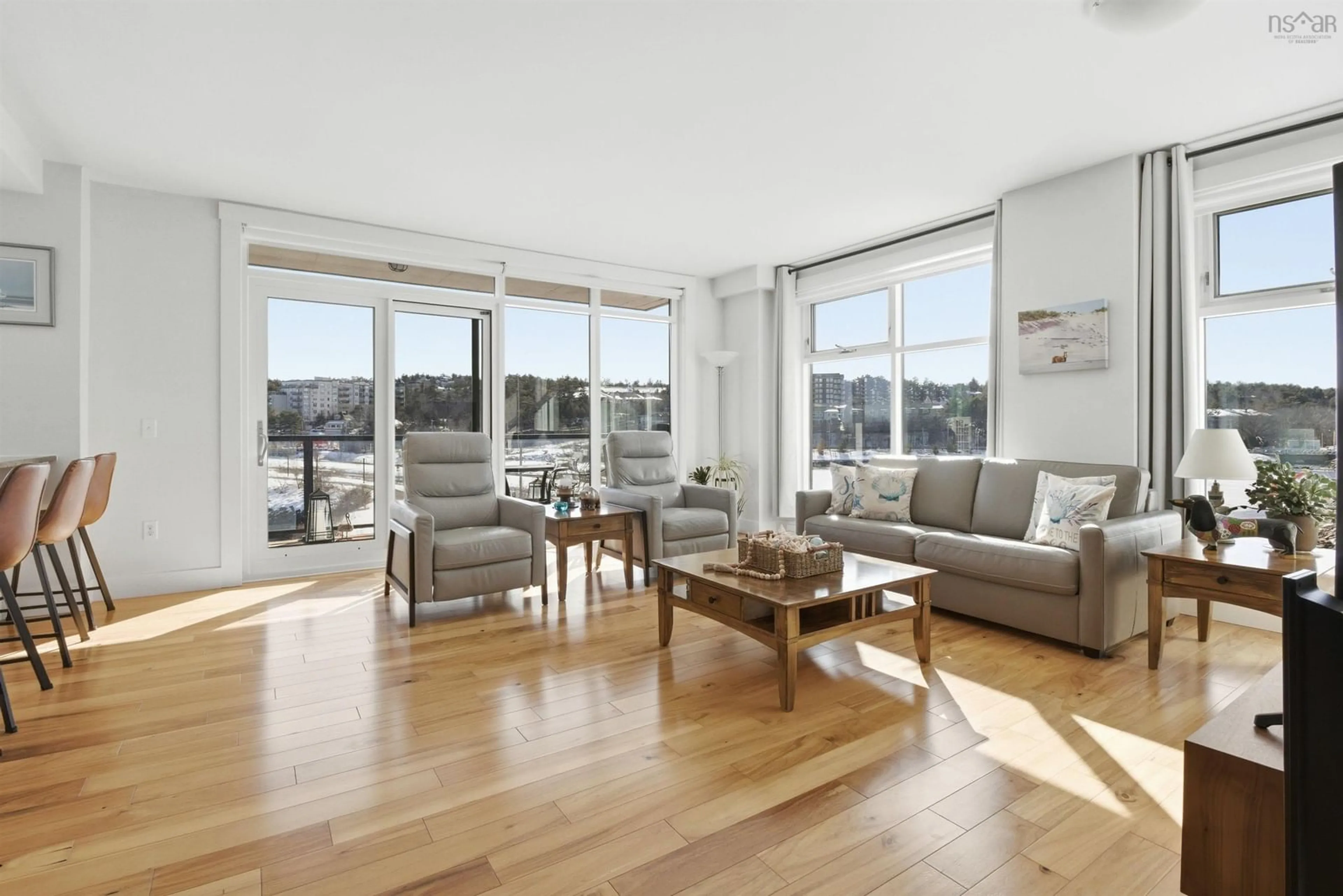 Living room with furniture, unknown for 220 Waterfront Dr #305, Bedford Nova Scotia B4A 0H3