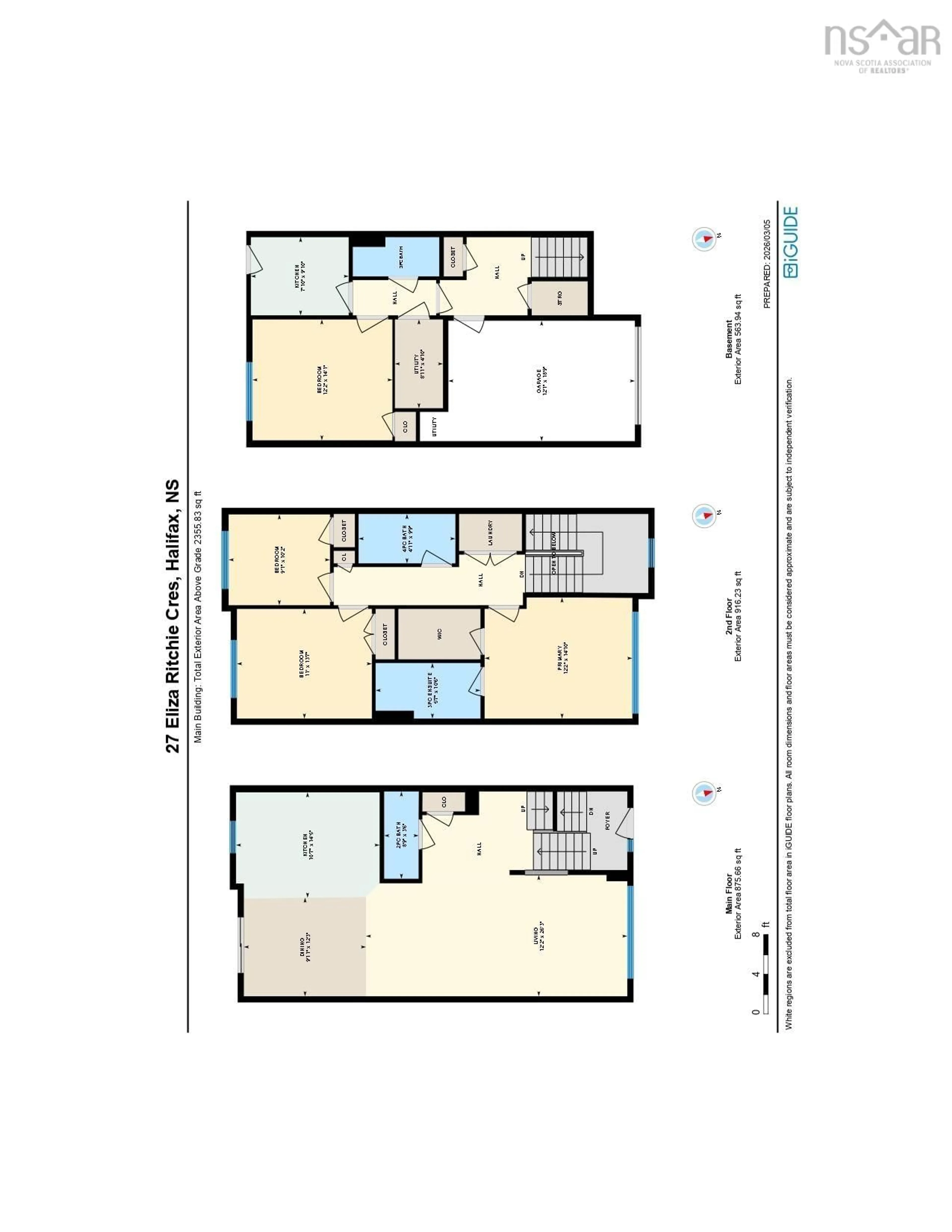 Floor plan for 27 Eliza Ritchie Cres, Rockingham Nova Scotia B3M 0K6
