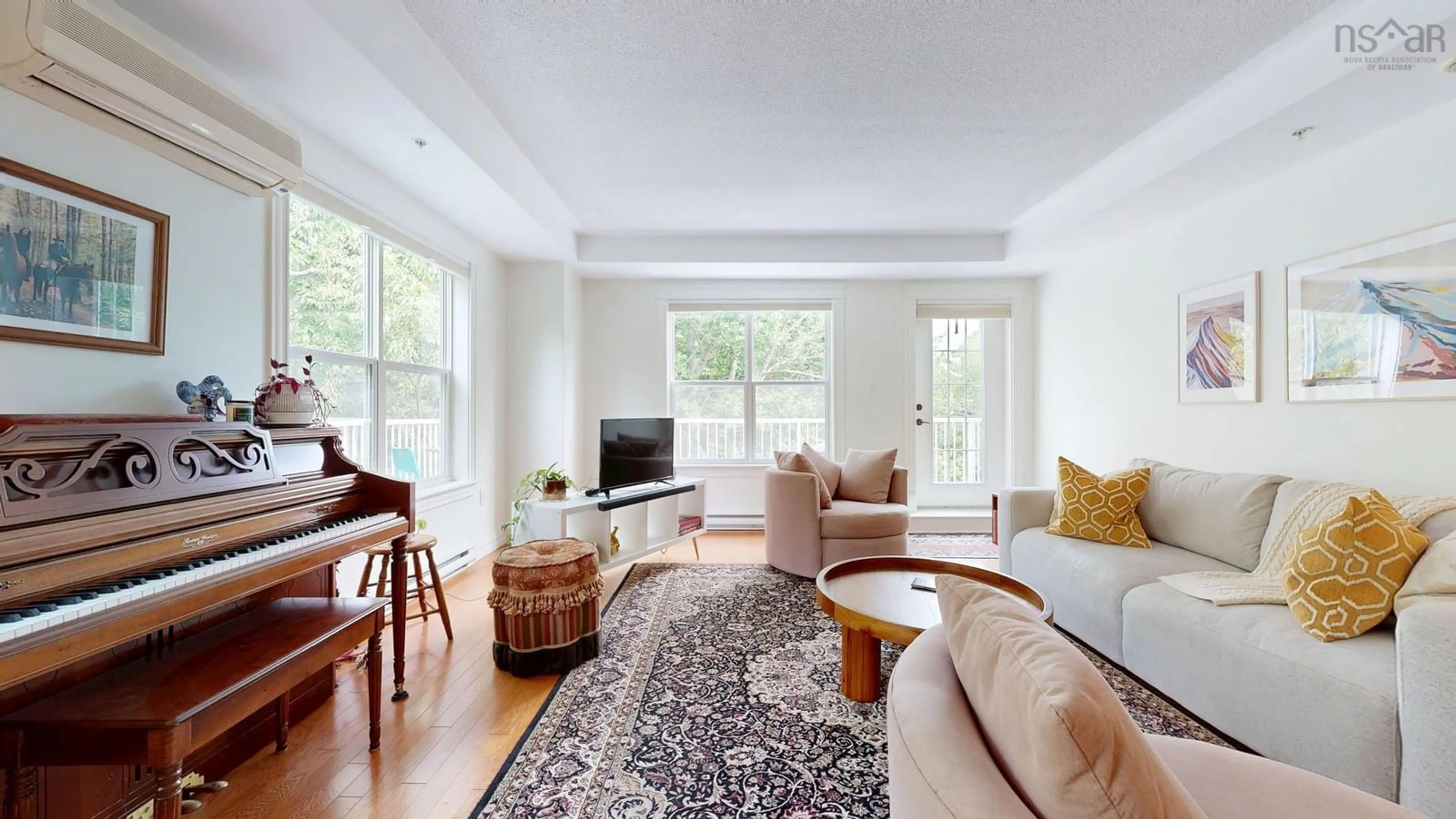 Living room with furniture, unknown for 476 Main St #308, Mahone Bay Nova Scotia B0J 2E0