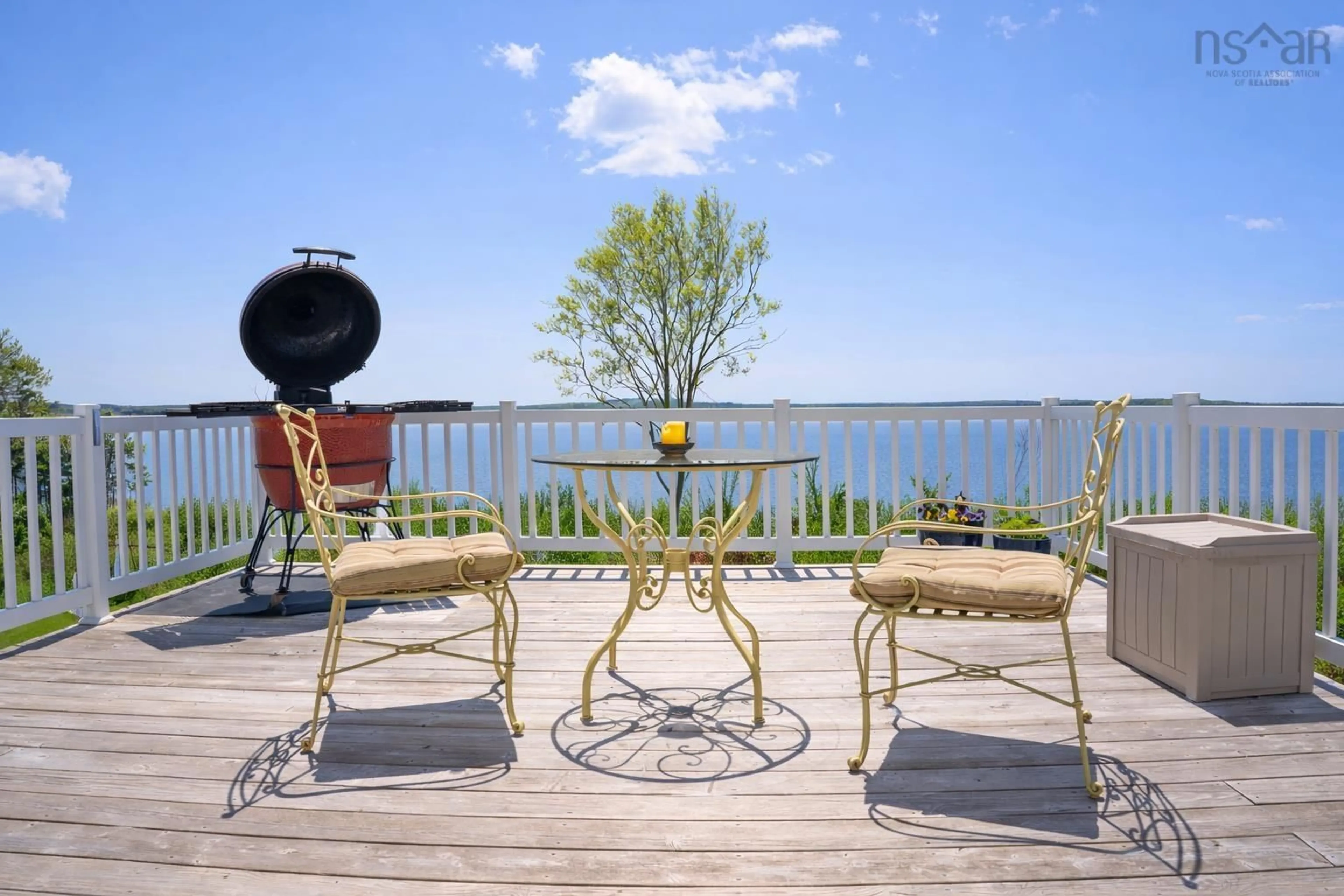 Patio, water/lake/river/ocean view for 122 Peter Sosna Dr, Macnabs Cove Nova Scotia B0E 3B0