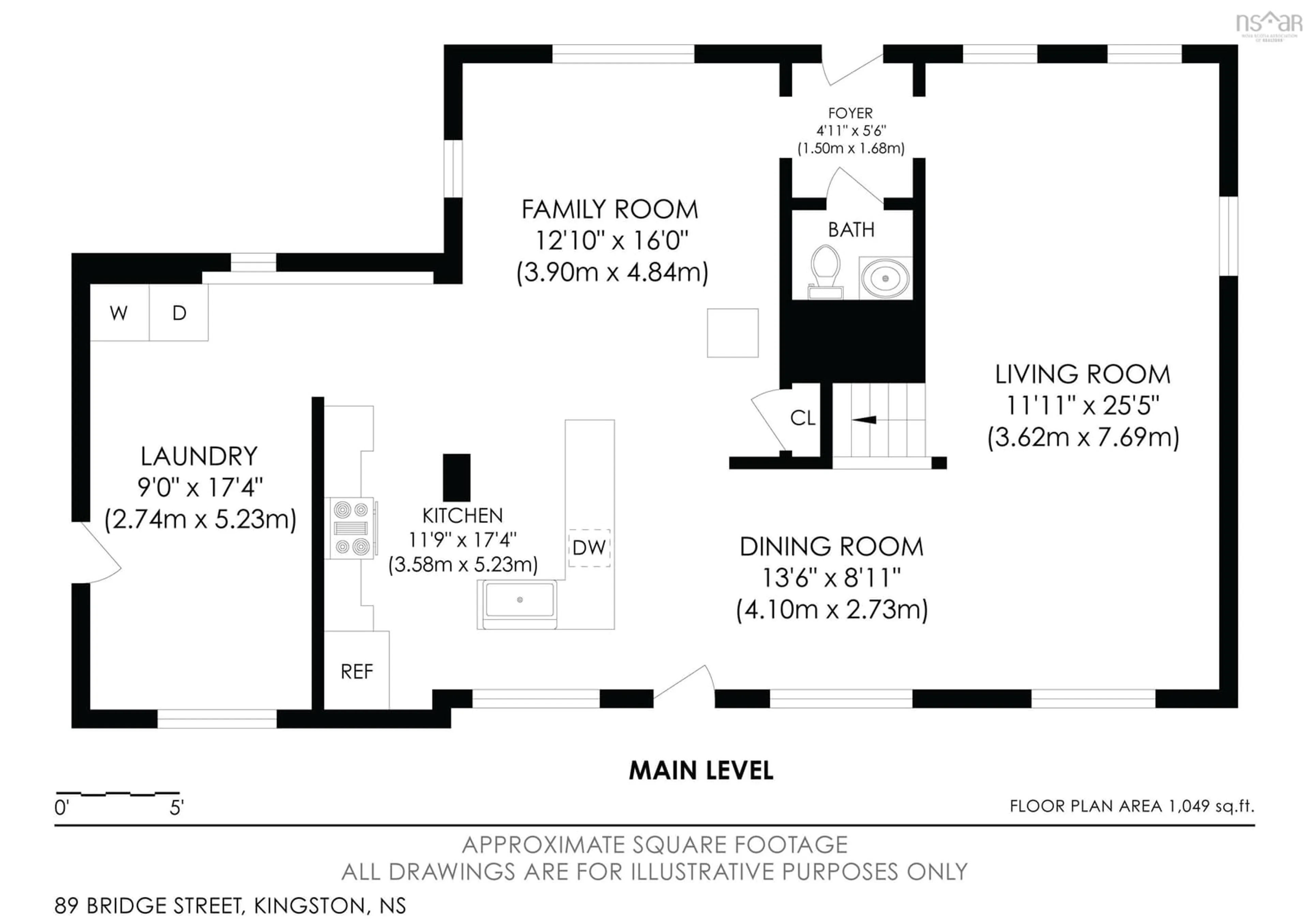 Floor plan for 89 Bridge St, Melvern Square Nova Scotia B0P 1R0