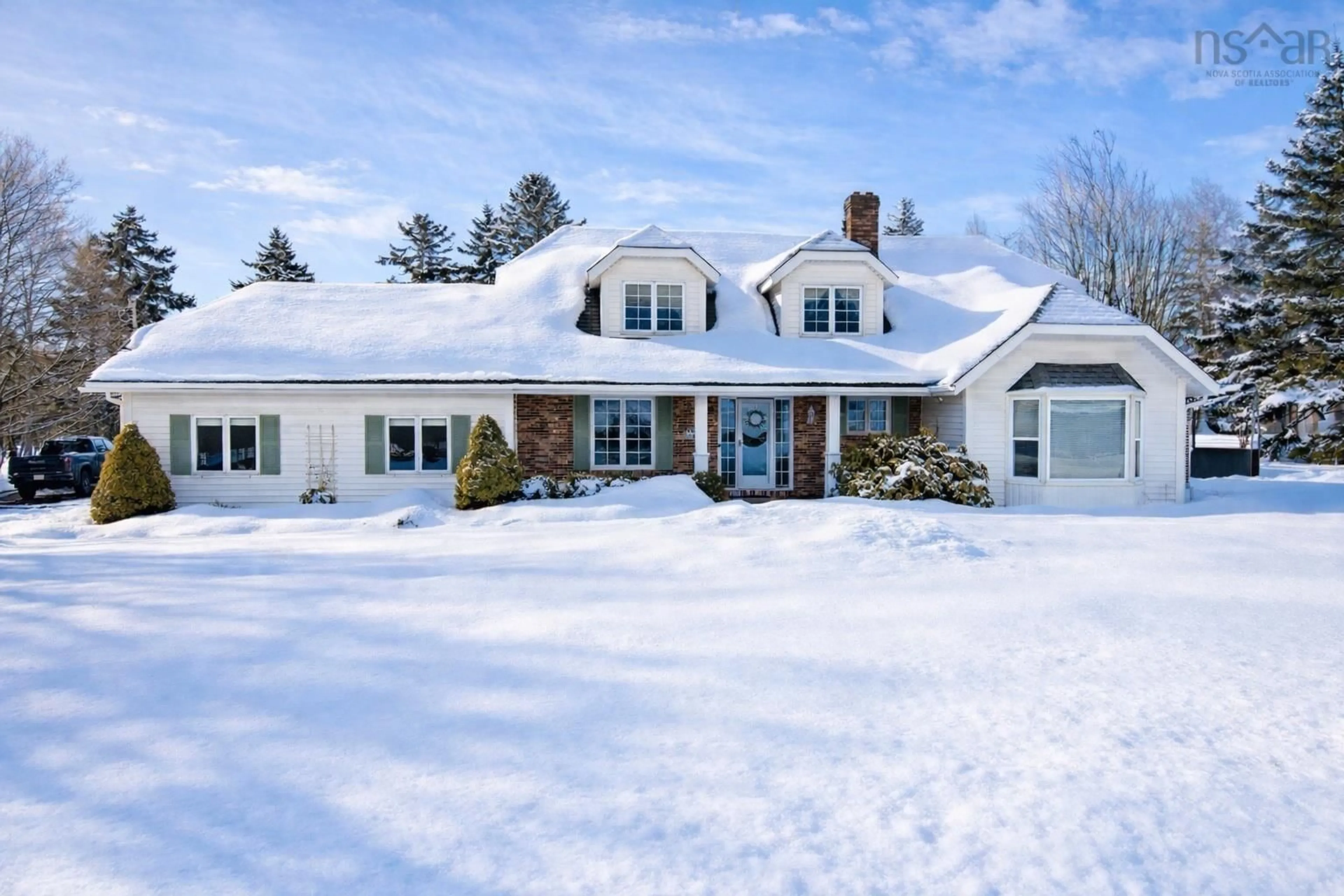 Home with vinyl exterior material, street for 185 D'orsay Rd, East Amherst Nova Scotia B4H 3Y2