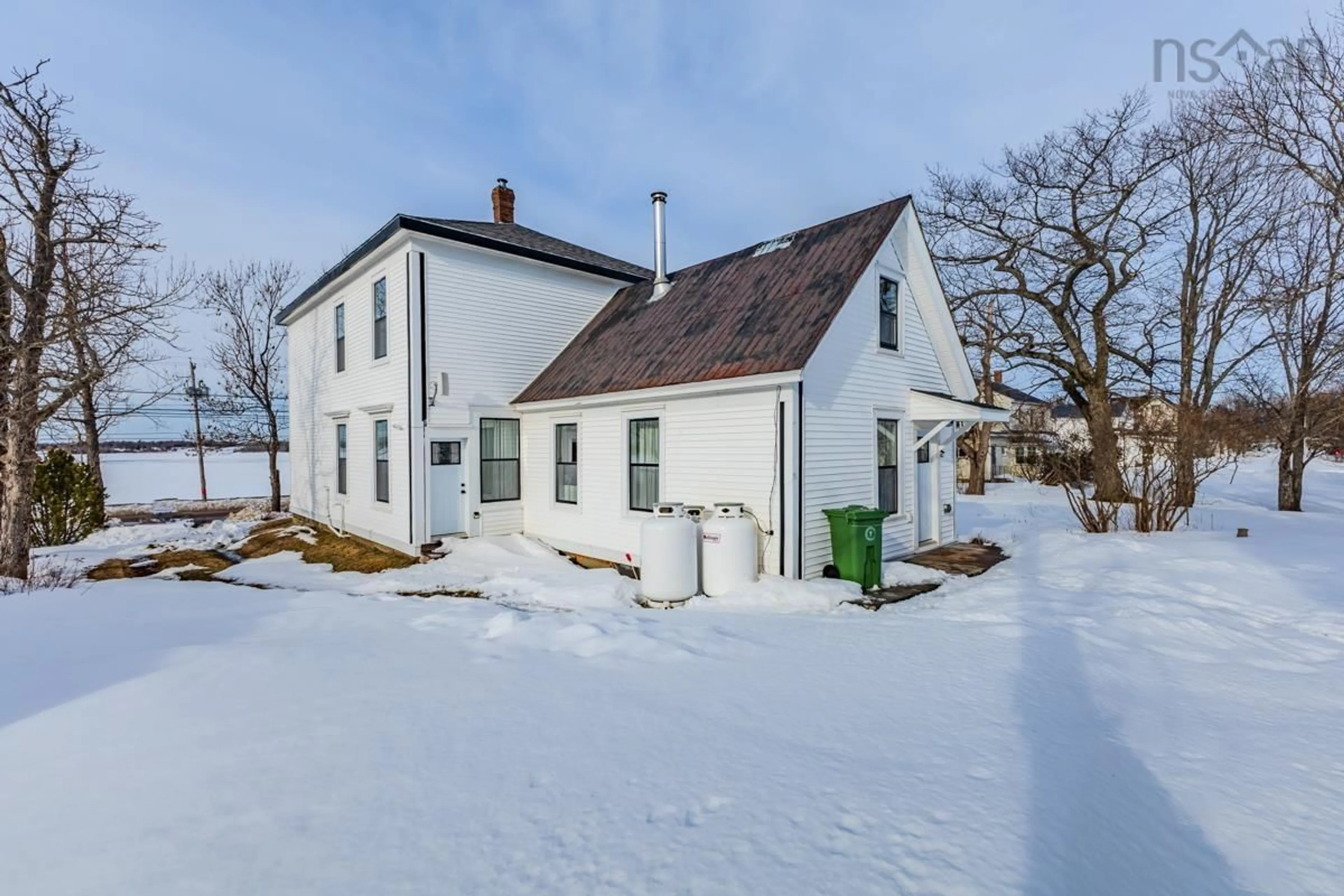 A pic from outside/outdoor area/front of a property/back of a property/a pic from drone, street for 13836 Highway #6, Wallace Nova Scotia B0K 1Y0