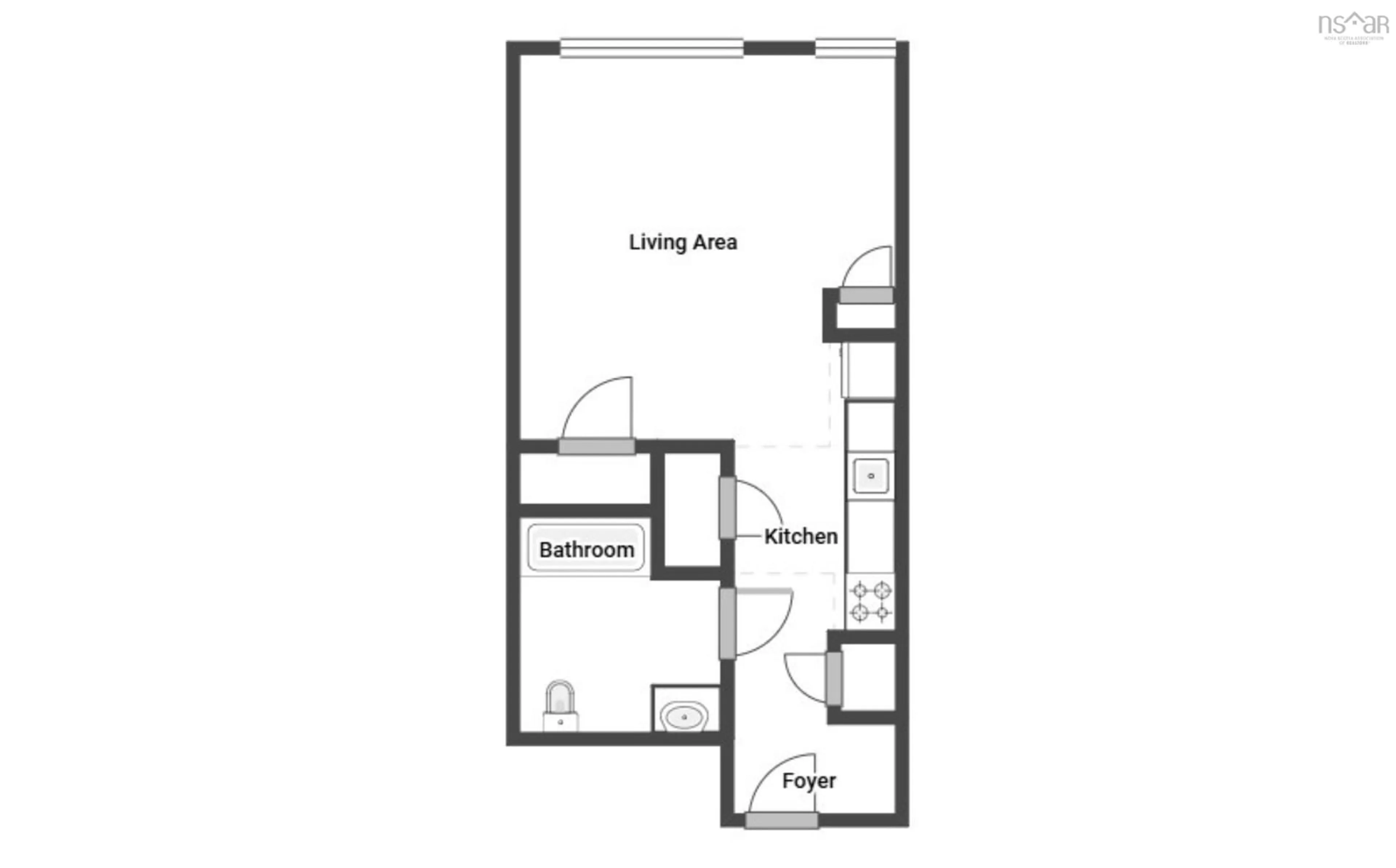 Floor plan for 1048 Wellington St #305, Halifax Nova Scotia B3H 0C2