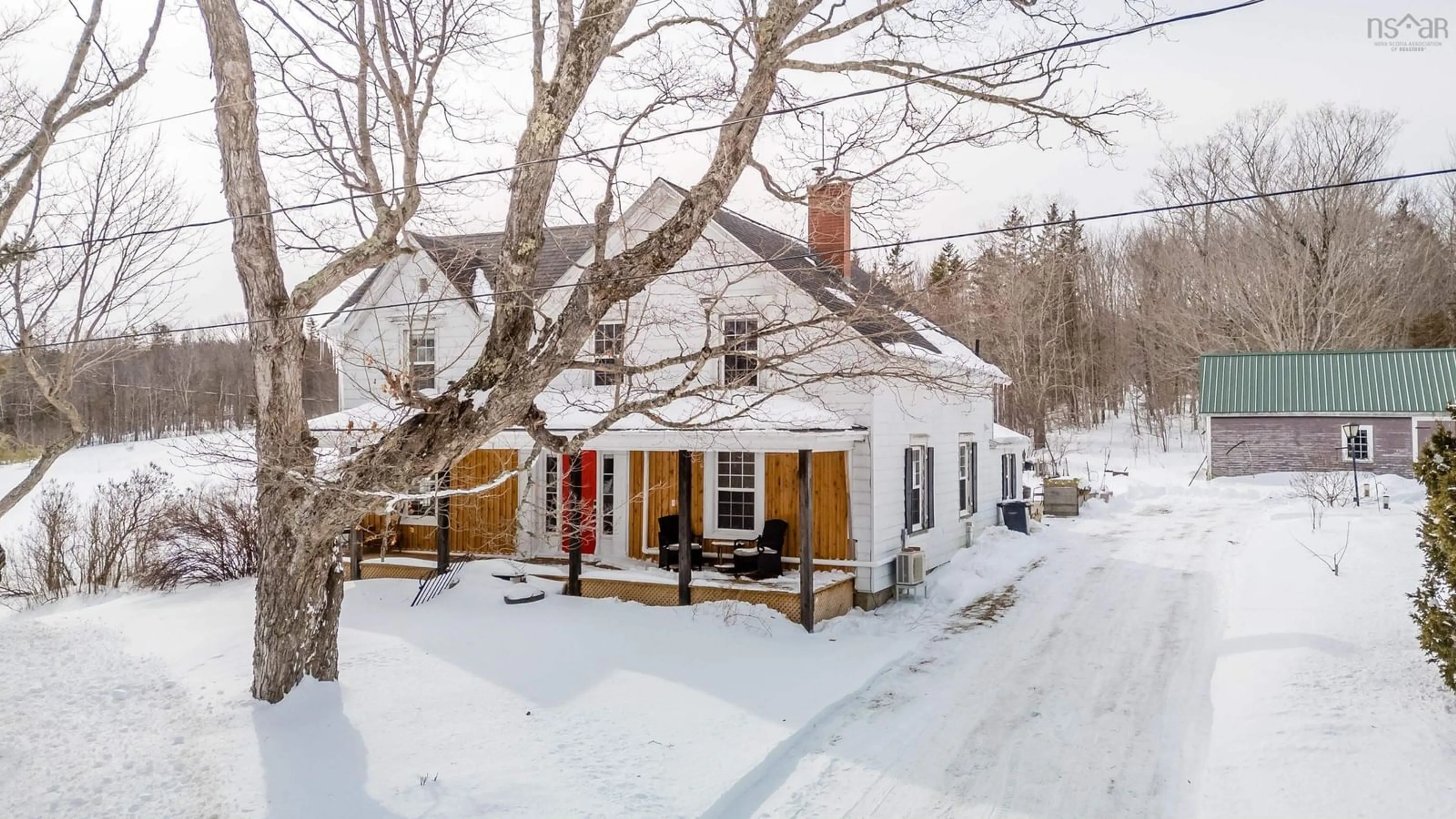 A pic from outside/outdoor area/front of a property/back of a property/a pic from drone, street for 1665 Highway 362, Victoria Vale Nova Scotia B0S 1P0