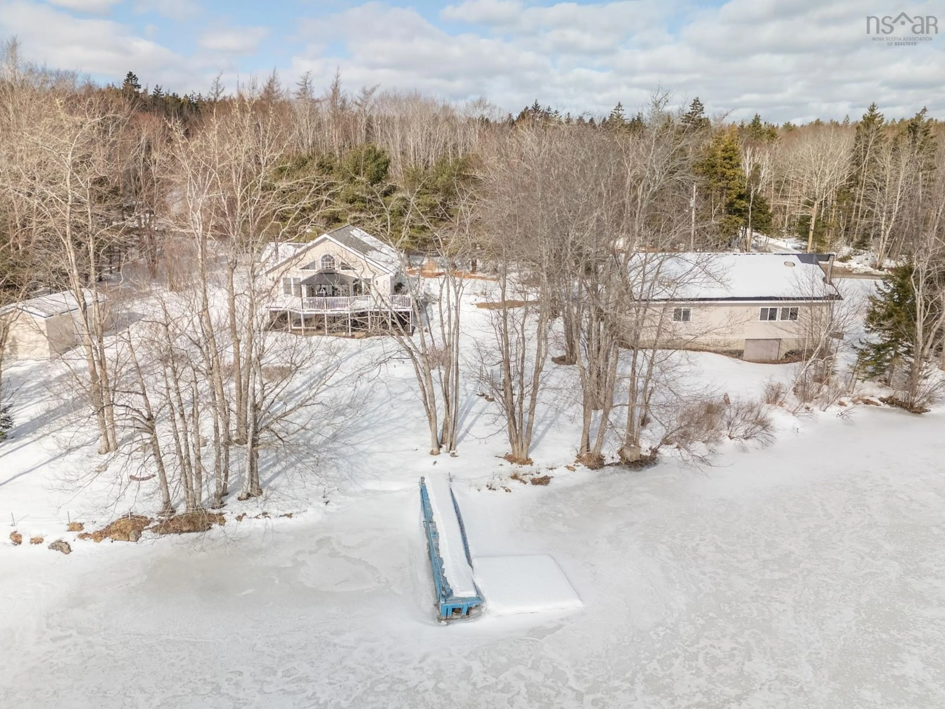 A pic from outside/outdoor area/front of a property/back of a property/a pic from drone, water/lake/river/ocean view for 1380 Raynardton Rd, Raynardton Nova Scotia B0W 3M0