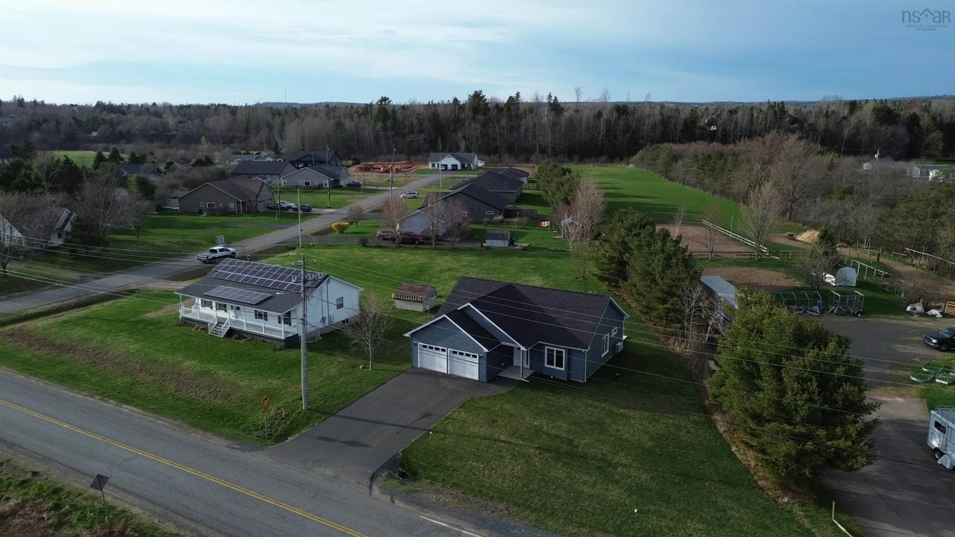 A pic from outside/outdoor area/front of a property/back of a property/a pic from drone, street for 259 Old Courthouse Branch Rd, Salmon River Nova Scotia B6L 3J2