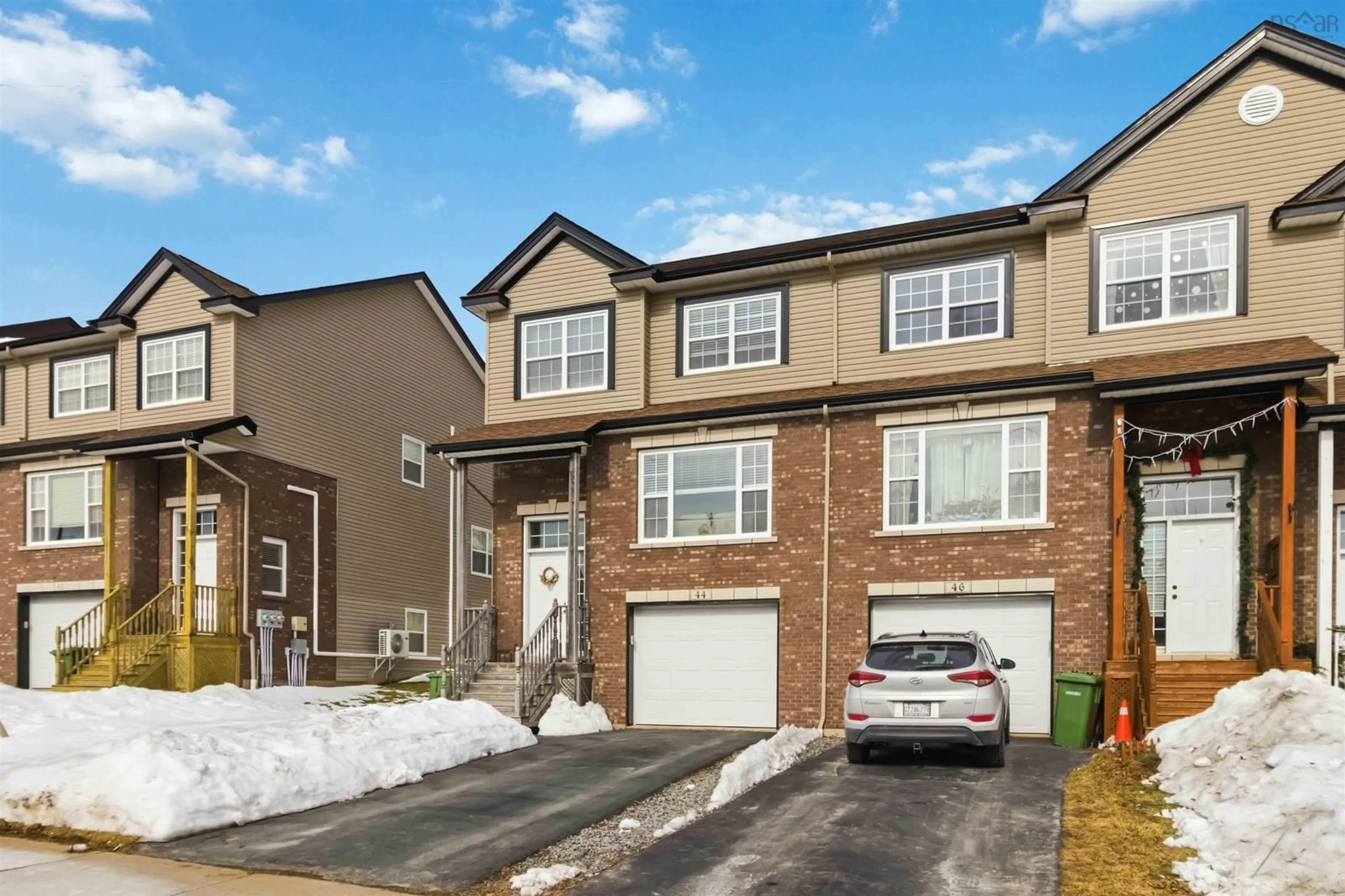 Home with brick exterior material, street for 44 Morningfield Lane, Dartmouth Nova Scotia B2W 0J6