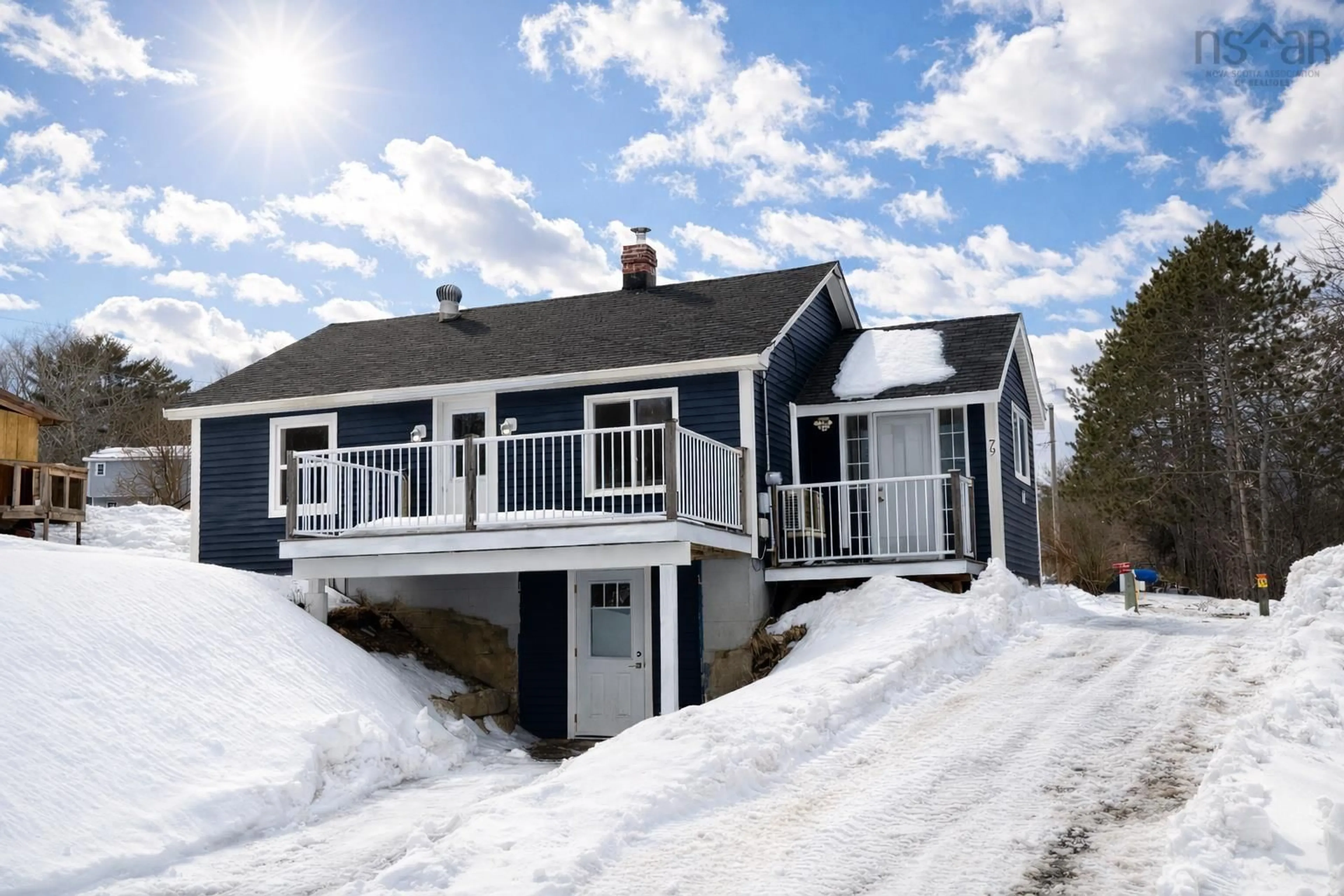 A pic from outside/outdoor area/front of a property/back of a property/a pic from drone, unknown for 79 Shingle Mill Rd, Martins River Nova Scotia B0J 2E0