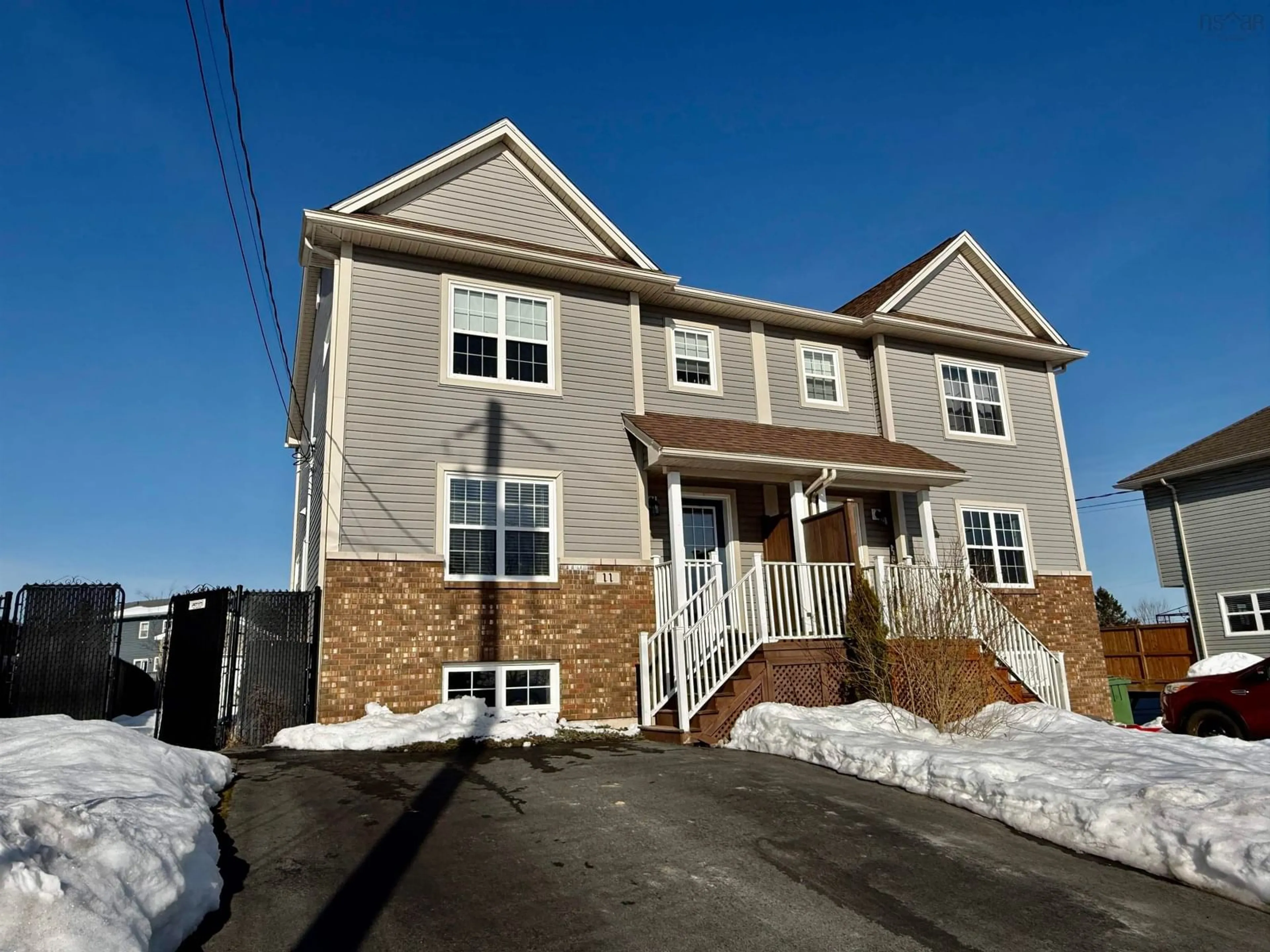 Home with vinyl exterior material, street for 11 Matchplay, Middle Sackville Nova Scotia B4E 0K9