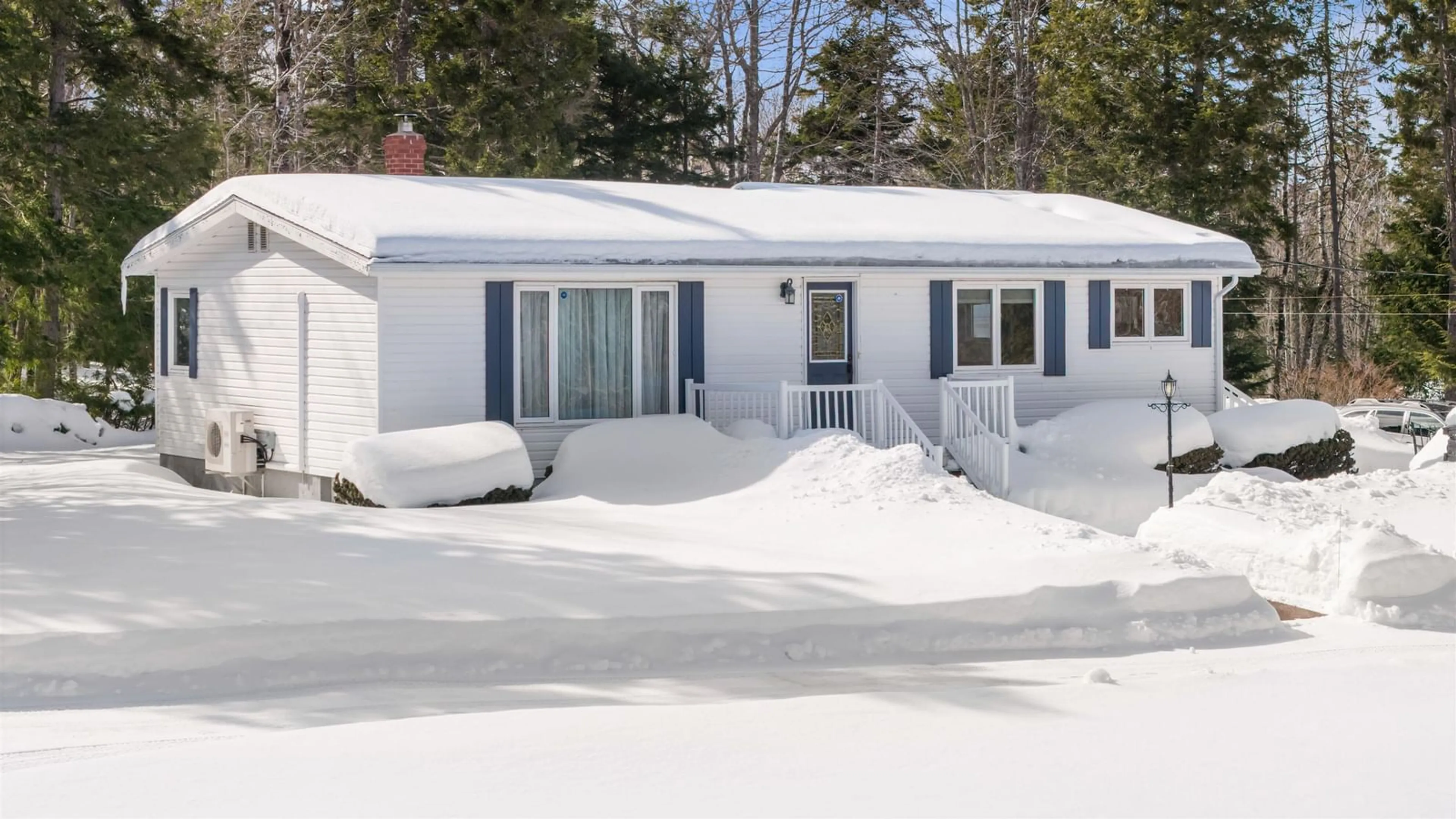 Home with vinyl exterior material, street for 9393 Sherbrooke Rd, Greenwood Nova Scotia B0K 1W0