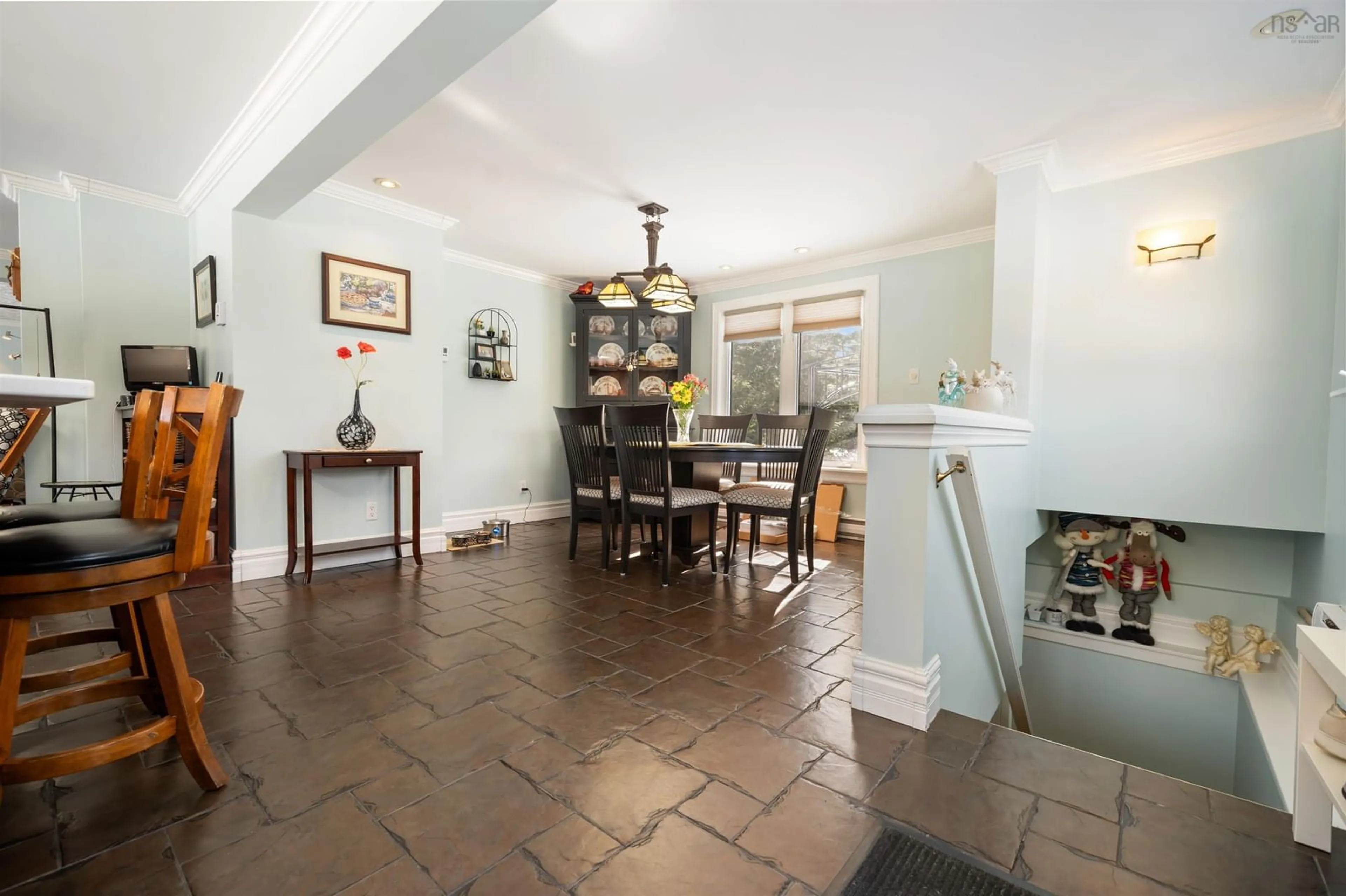 Dining room, ceramic/tile floor for 9393 Sherbrooke Rd, Greenwood Nova Scotia B0K 1W0