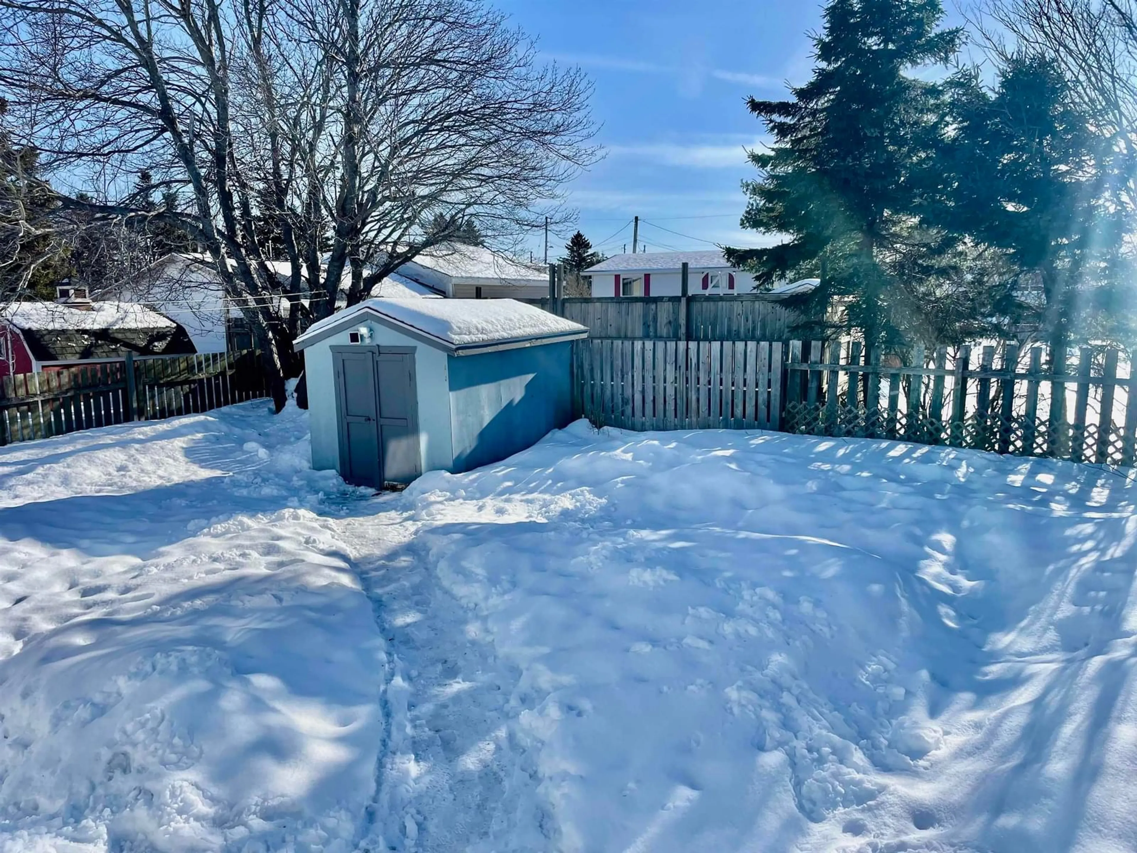 A pic from outside/outdoor area/front of a property/back of a property/a pic from drone, street for 106 Maple Ave, Glace Bay Nova Scotia B1A 2H8