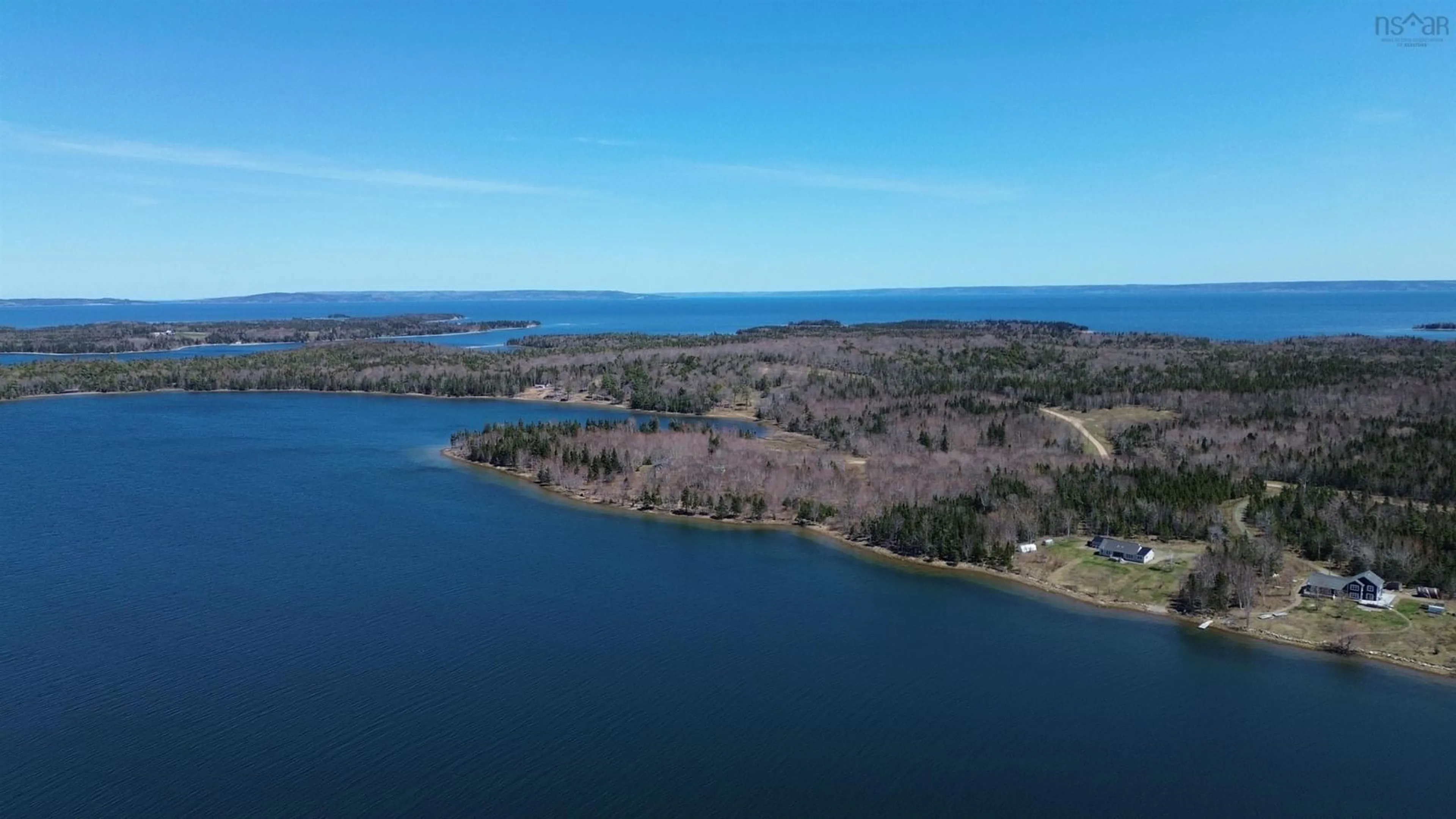 A pic from outside/outdoor area/front of a property/back of a property/a pic from drone, water/lake/river/ocean view for 242 Rodney Drive, Malagawatch Nova Scotia B0E 2Y0