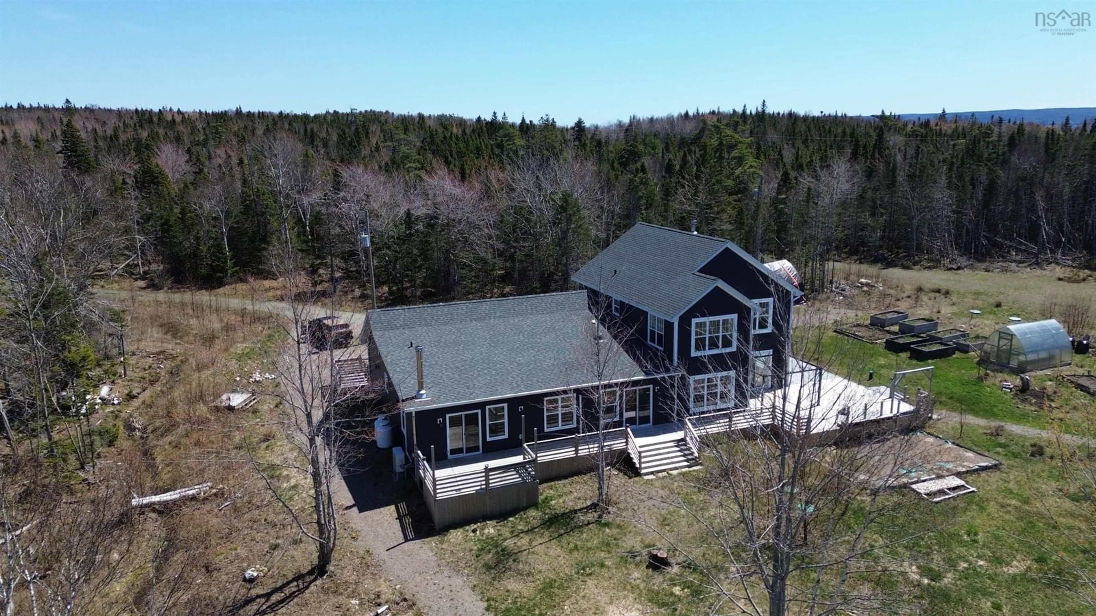 A pic from outside/outdoor area/front of a property/back of a property/a pic from drone, building for 242 Rodney Drive, Malagawatch Nova Scotia B0E 2Y0