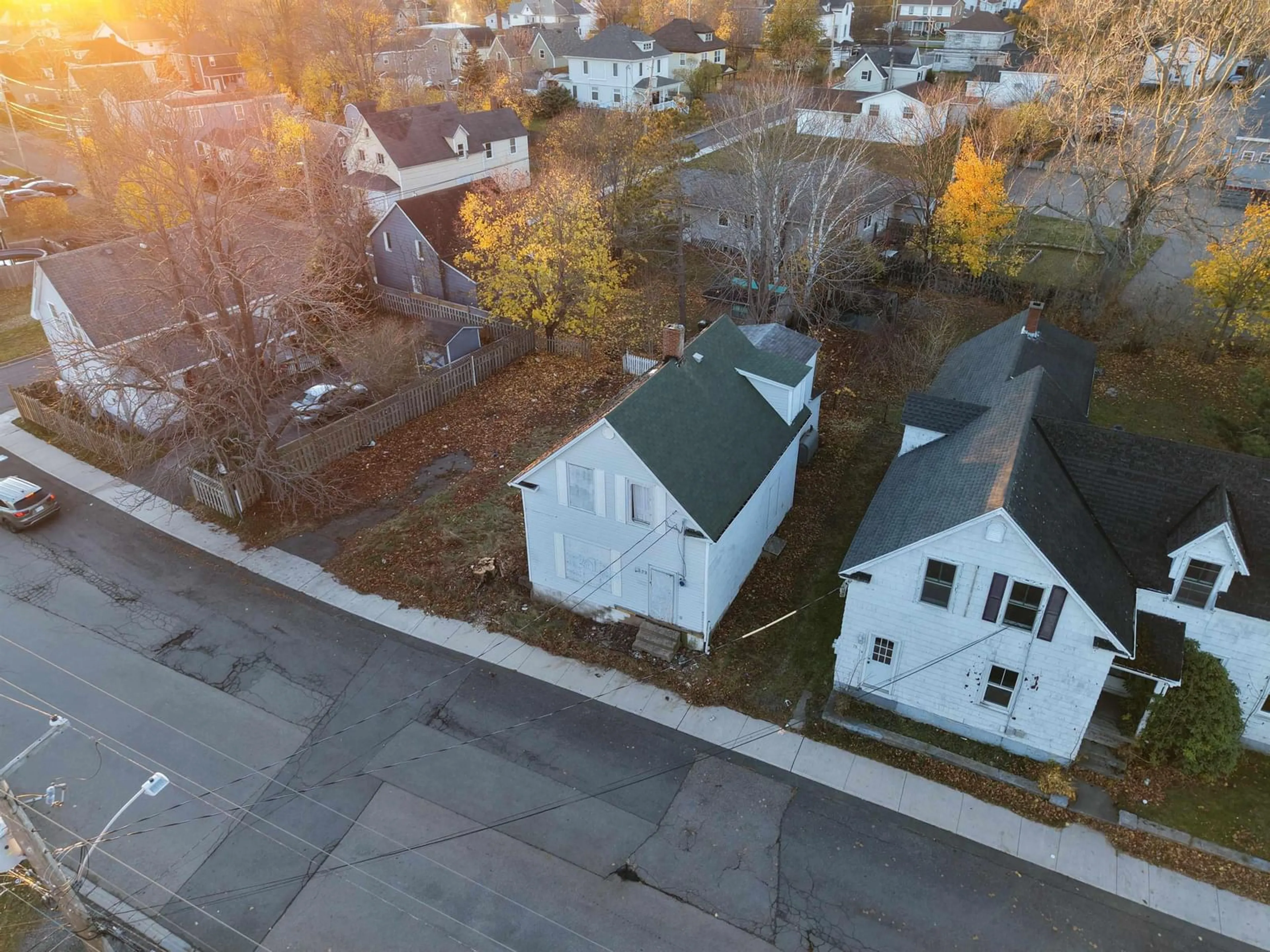 A pic from outside/outdoor area/front of a property/back of a property/a pic from drone, street for 72 Pleasant St, North Sydney Nova Scotia B2A 1L5