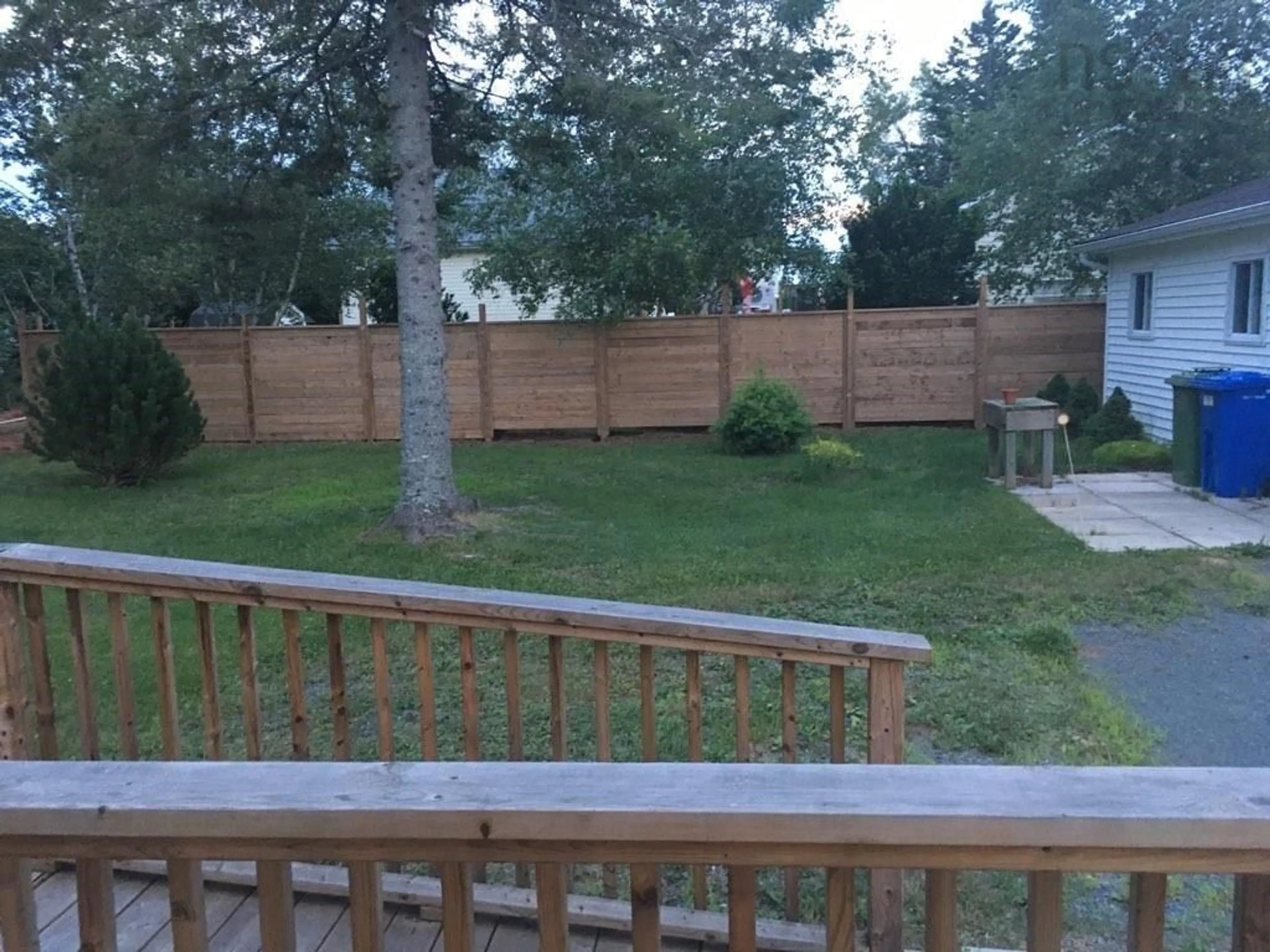 Patio, forest/trees view for 36 Eaton Dr, Valley Nova Scotia B6L 3J9