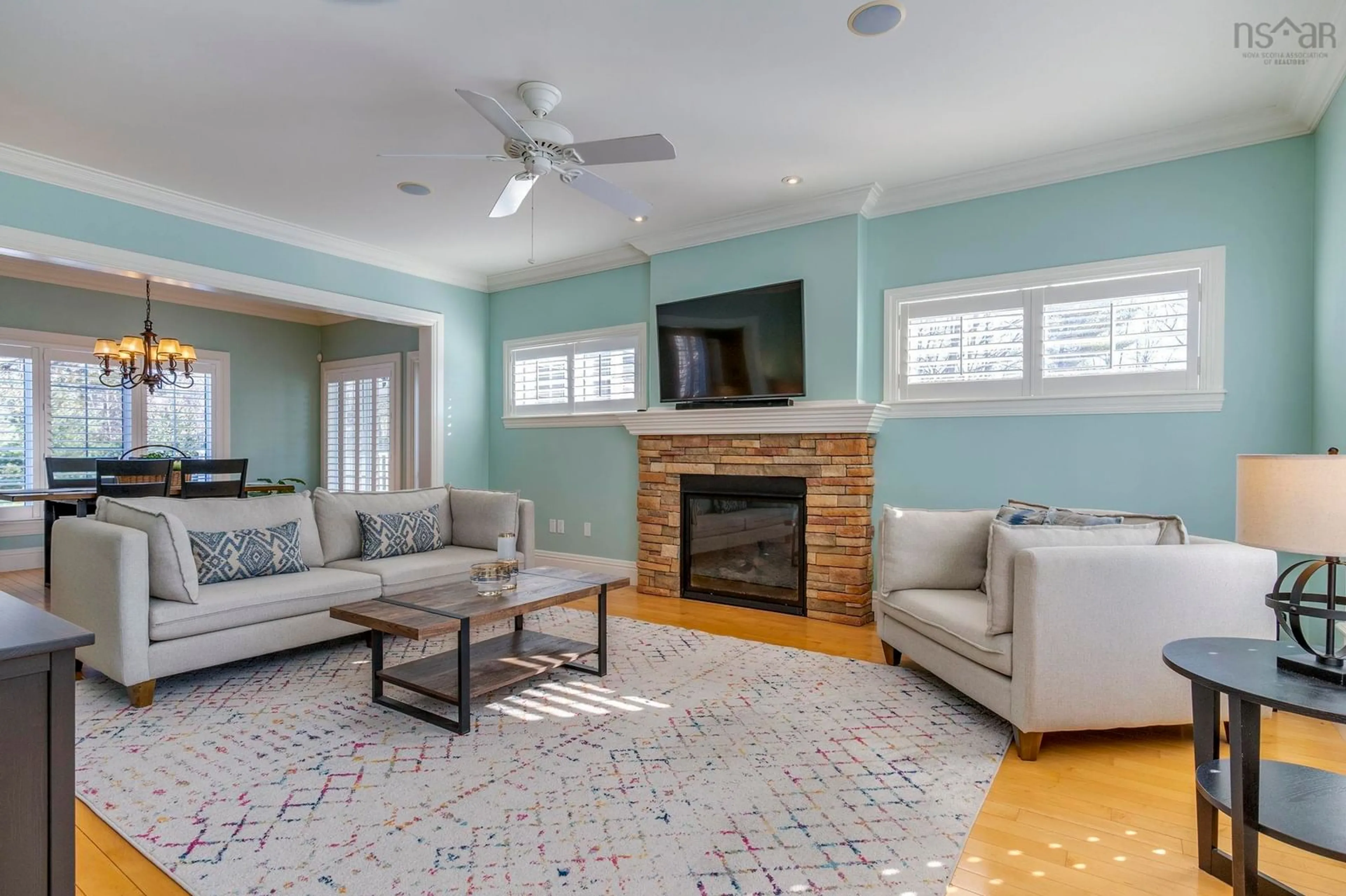Living room with furniture, unknown for 93 Canterbury Lane, Fall River Nova Scotia B2T 1A4
