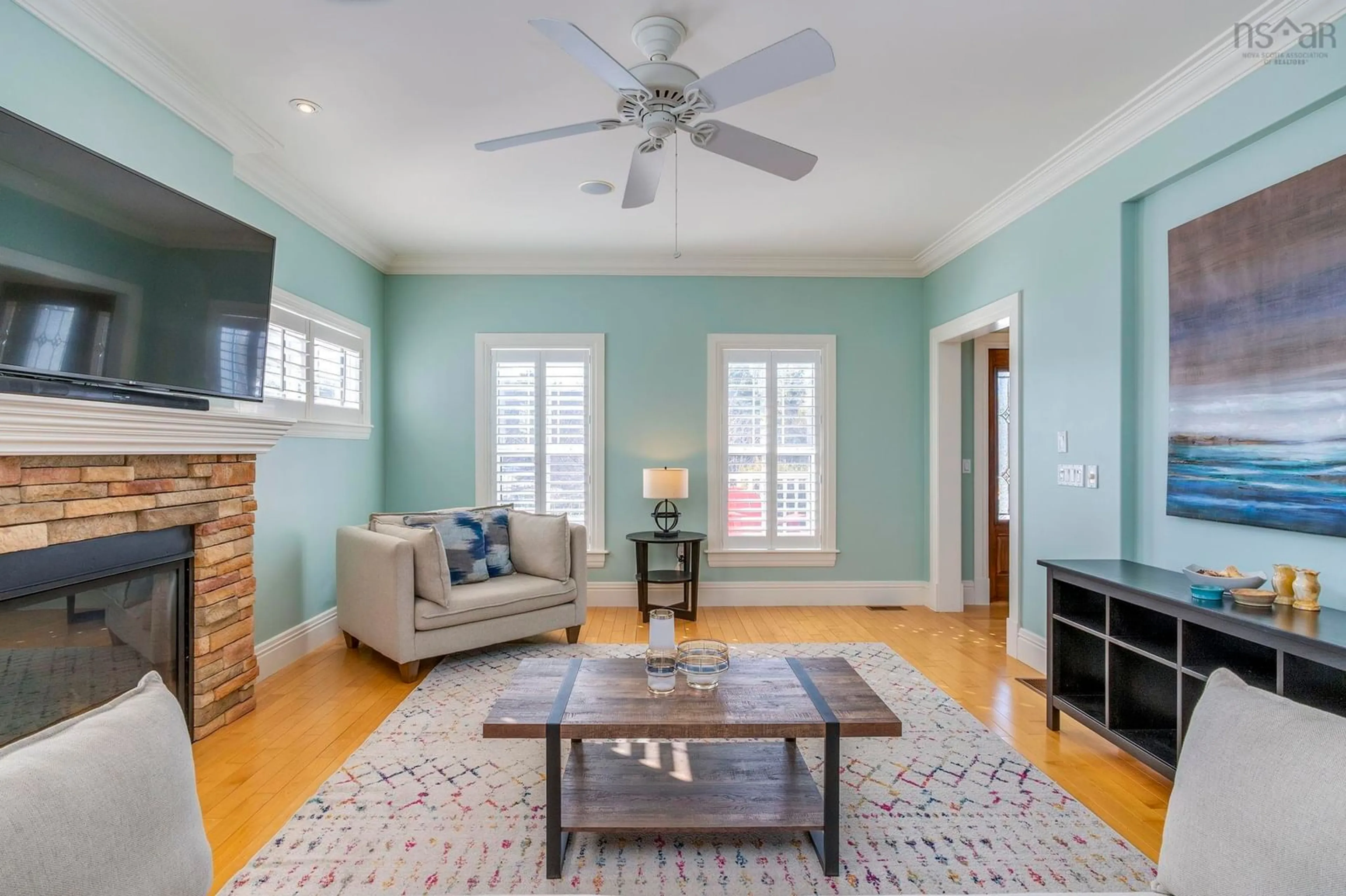 Living room with furniture, unknown for 93 Canterbury Lane, Fall River Nova Scotia B2T 1A4