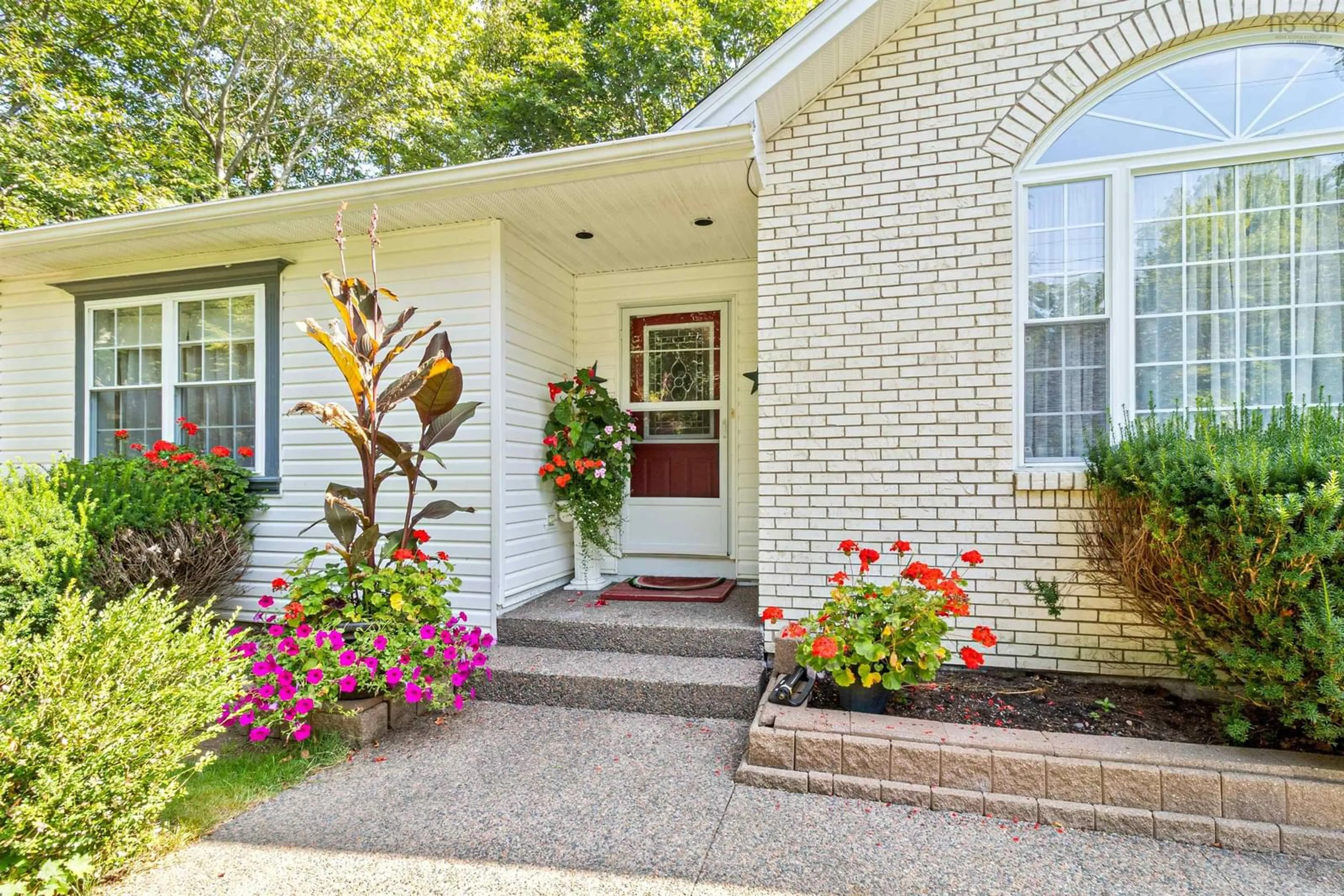 Home with brick exterior material, street for 42 Canterbury Lane, Fall River Nova Scotia B2T 1A4