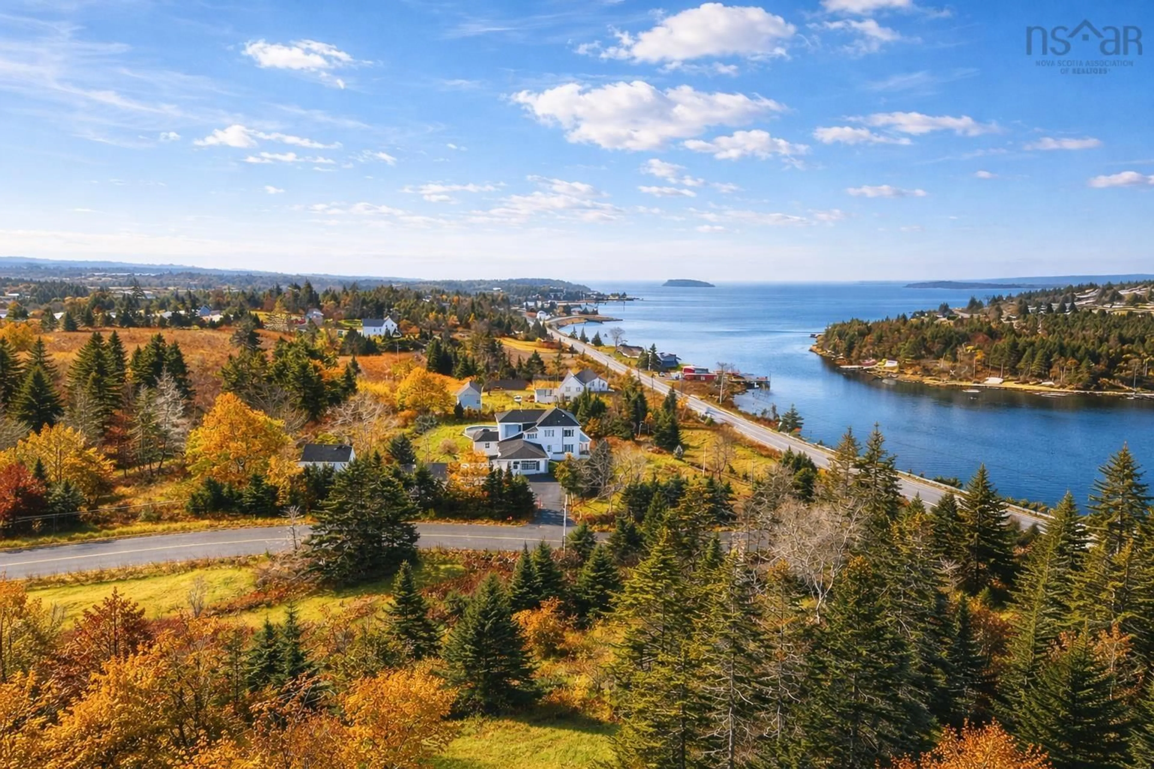 A pic from outside/outdoor area/front of a property/back of a property/a pic from drone, water/lake/river/ocean view for 8 Dufferin Mines Rd, Port Dufferin Nova Scotia B0J 2R0