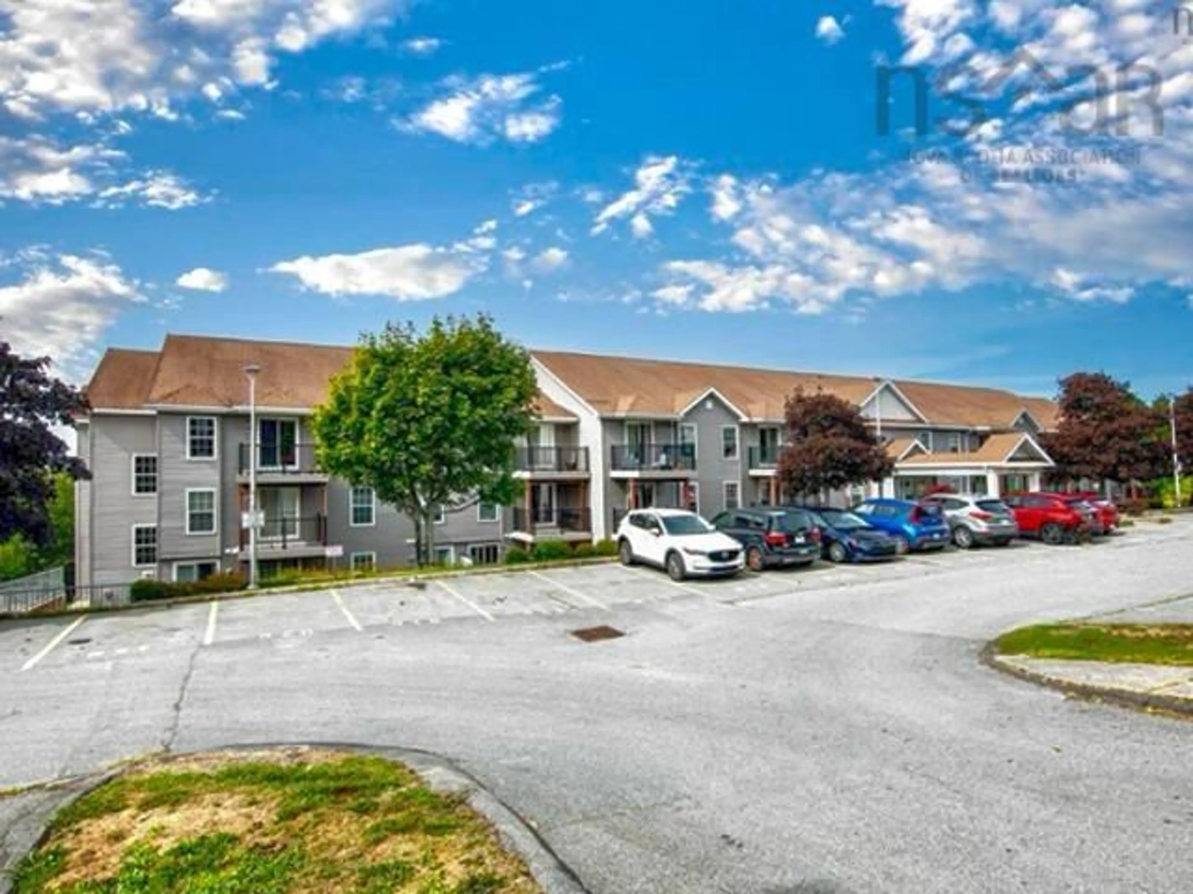 A pic from outside/outdoor area/front of a property/back of a property/a pic from drone, unknown for 79 Collins Grove #213, Dartmouth Nova Scotia B2W 6B9