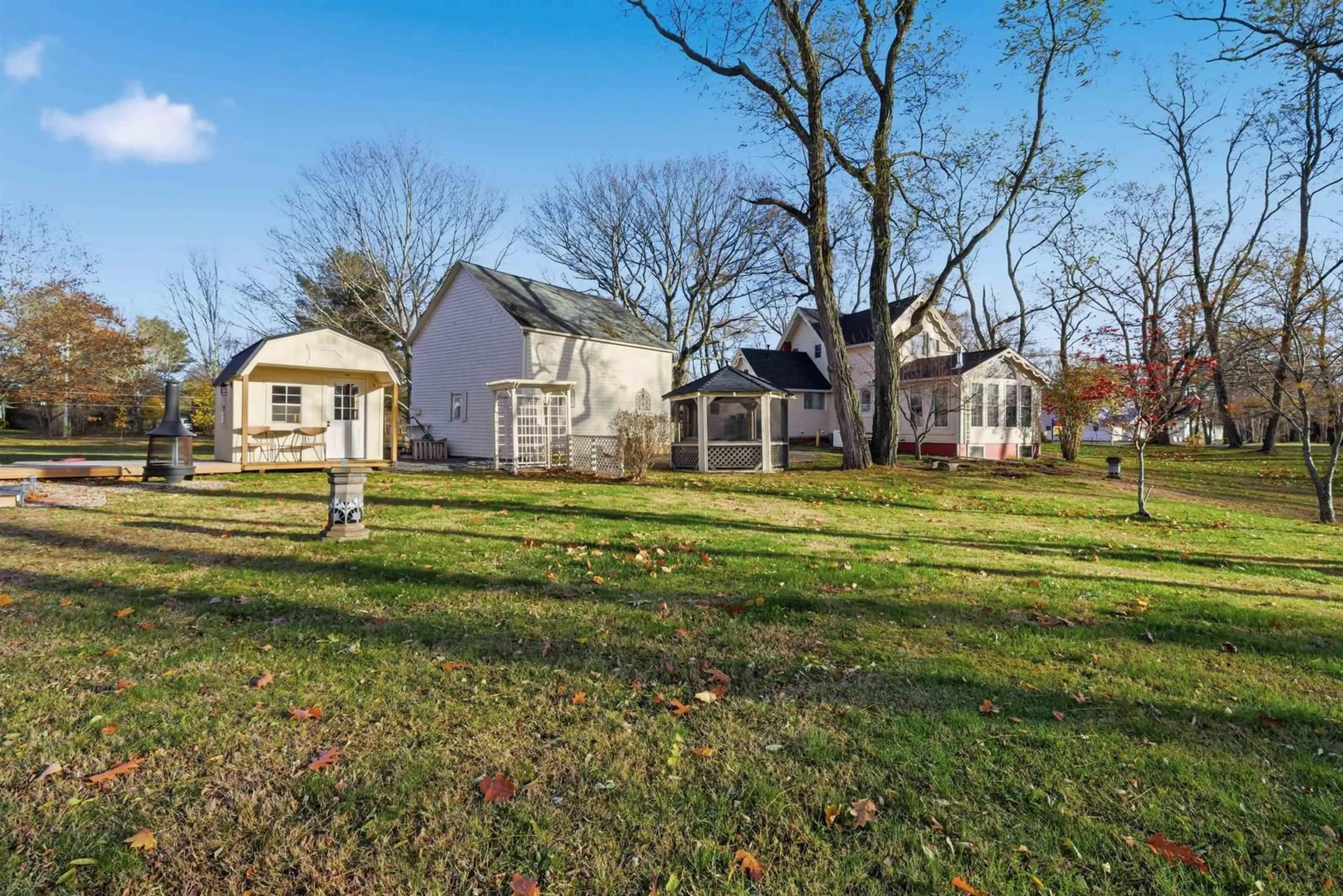 A pic from outside/outdoor area/front of a property/back of a property/a pic from drone, street for 2151 Highway 1, Auburn Nova Scotia B0P 0B3