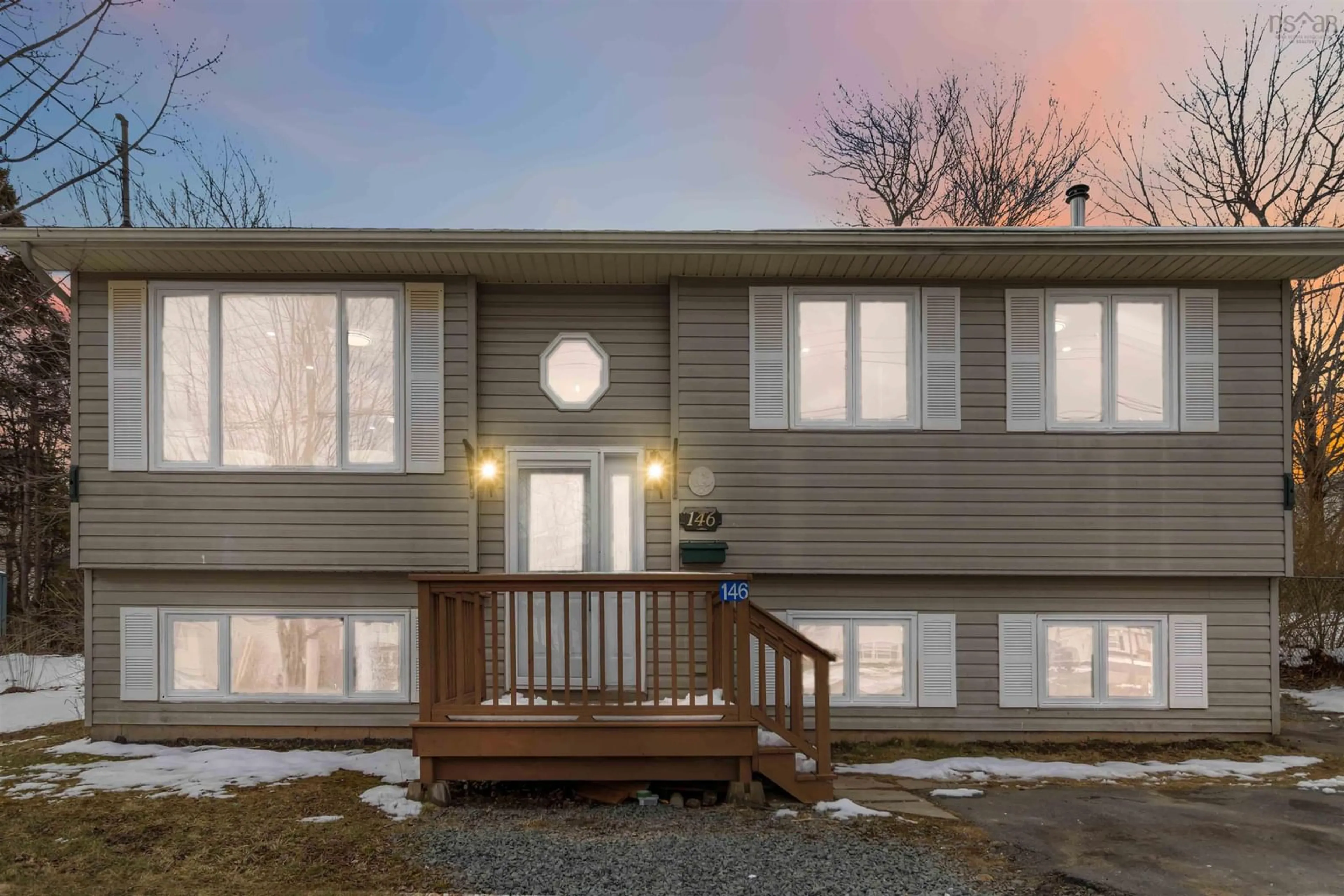 Home with vinyl exterior material, street for 146 Hirandale Cres, Cole Harbour Nova Scotia B2W 6H3