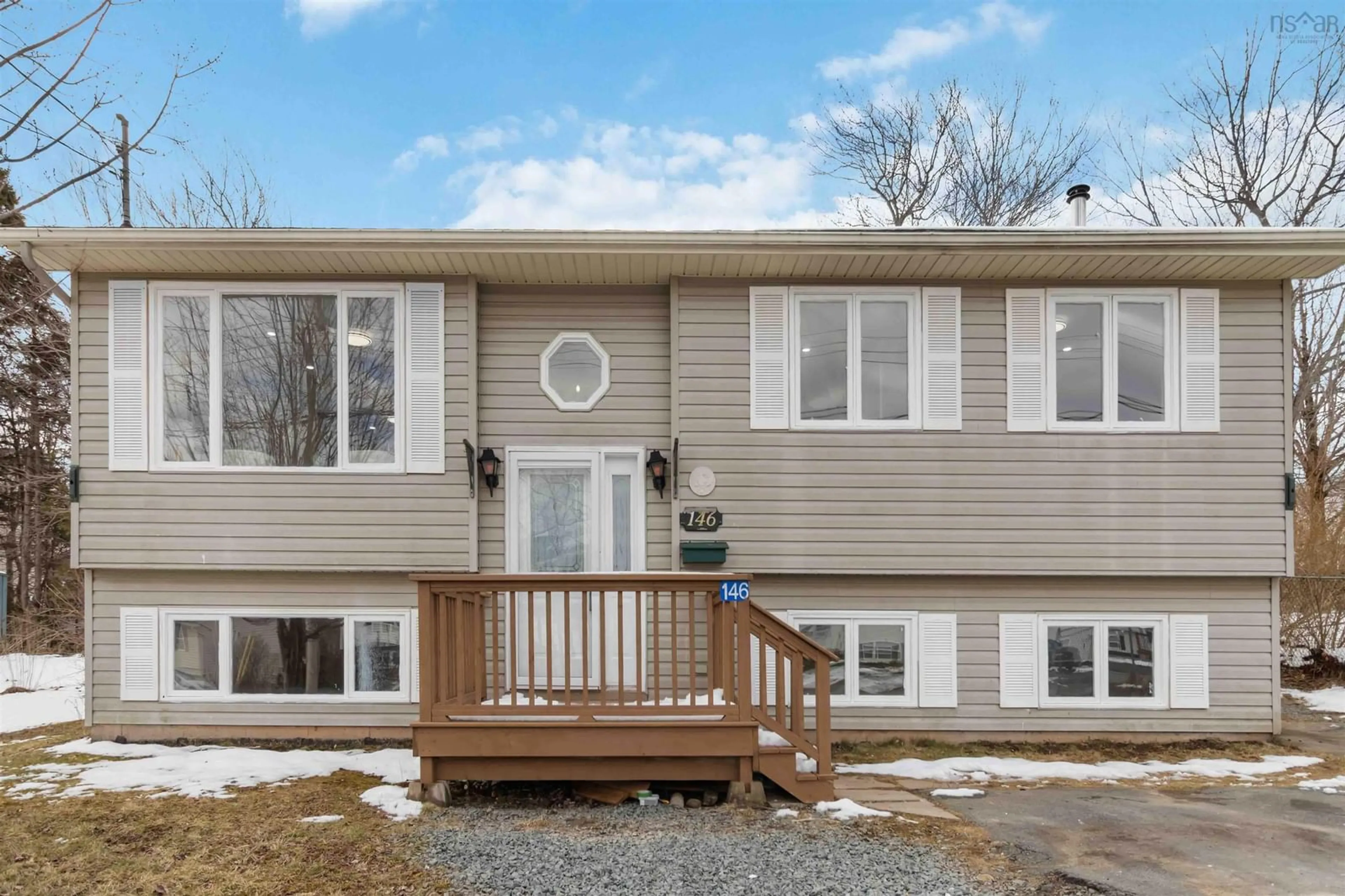 Home with vinyl exterior material, street for 146 Hirandale Cres, Cole Harbour Nova Scotia B2W 6H3
