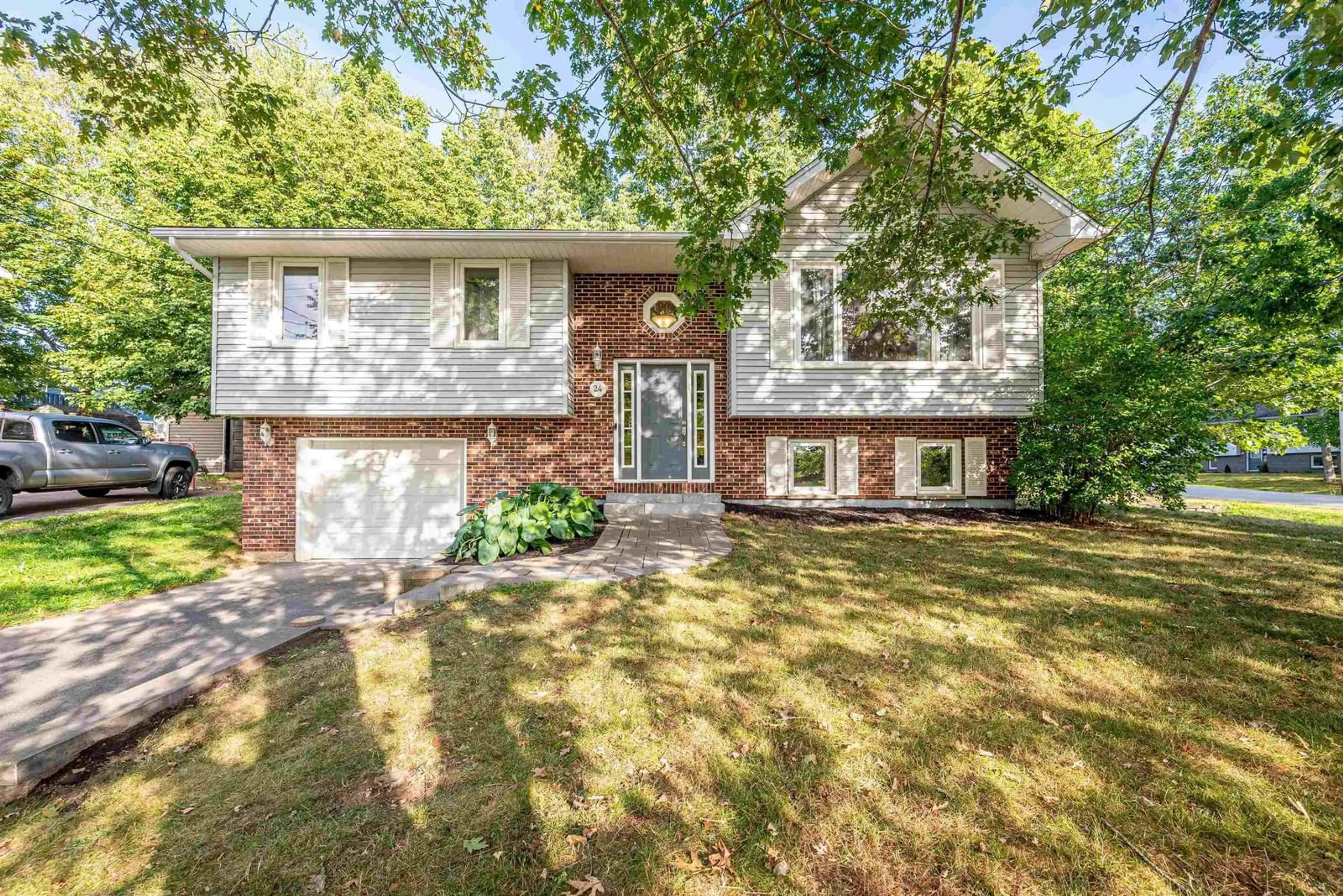 Home with brick exterior material, street for 24 Aylward Rd, Falmouth Nova Scotia B0P 1P0