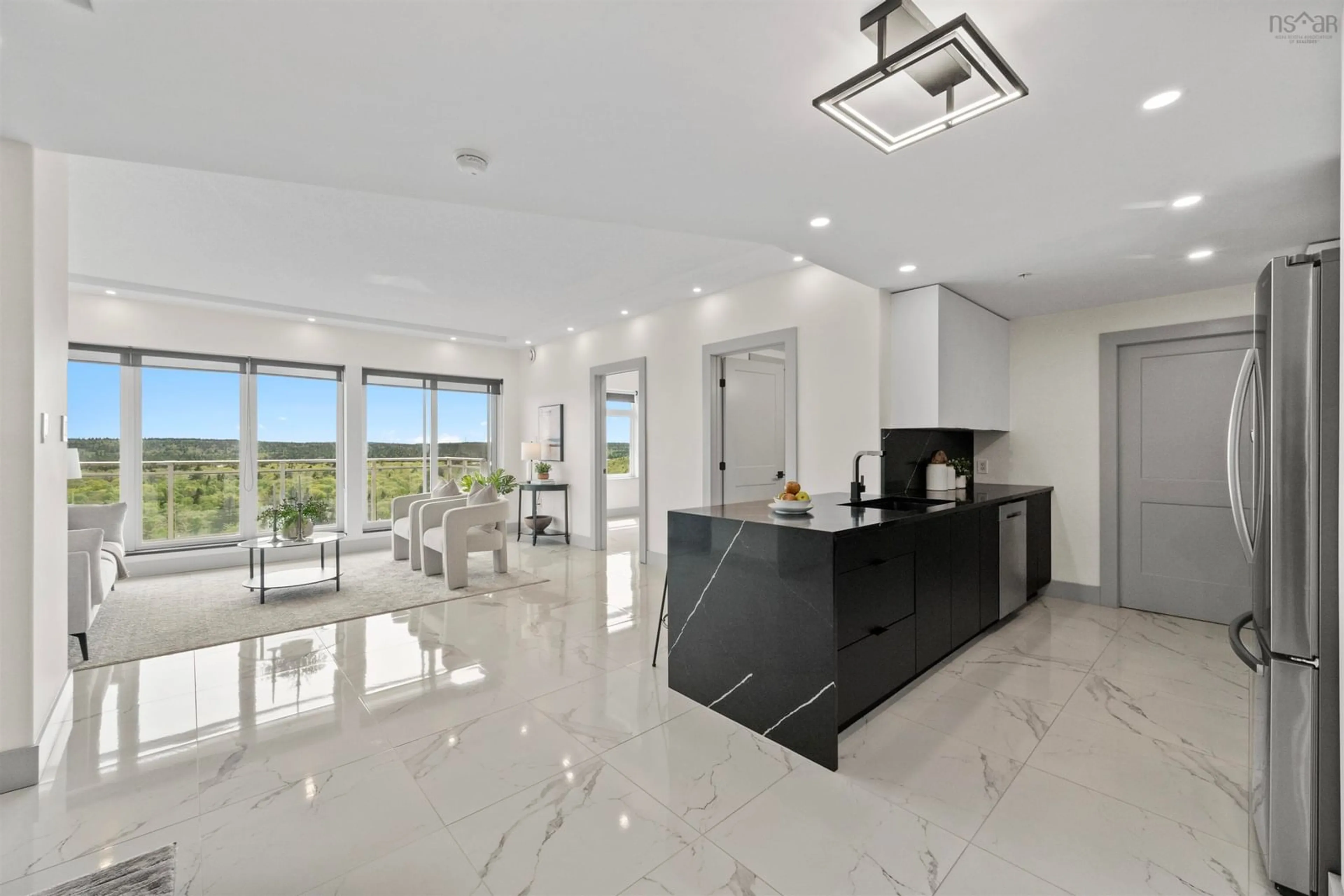 Open concept kitchen, ceramic/tile floor for 60 Walter Havill Dr #809, Halifax Nova Scotia B3N 0A9