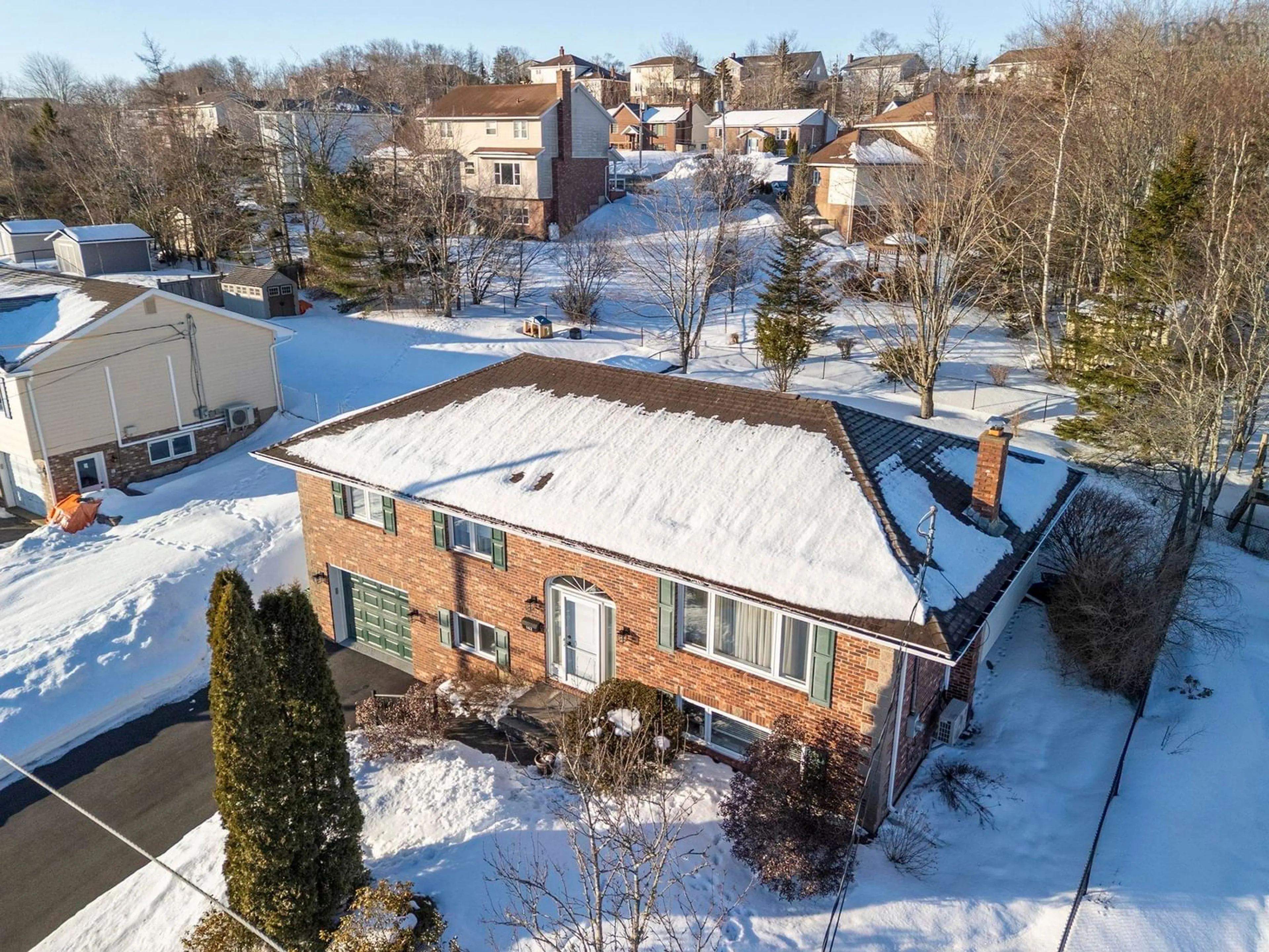 A pic from outside/outdoor area/front of a property/back of a property/a pic from drone, unknown for 162 Greenwich Dr, Colby Nova Scotia B2V 2L5