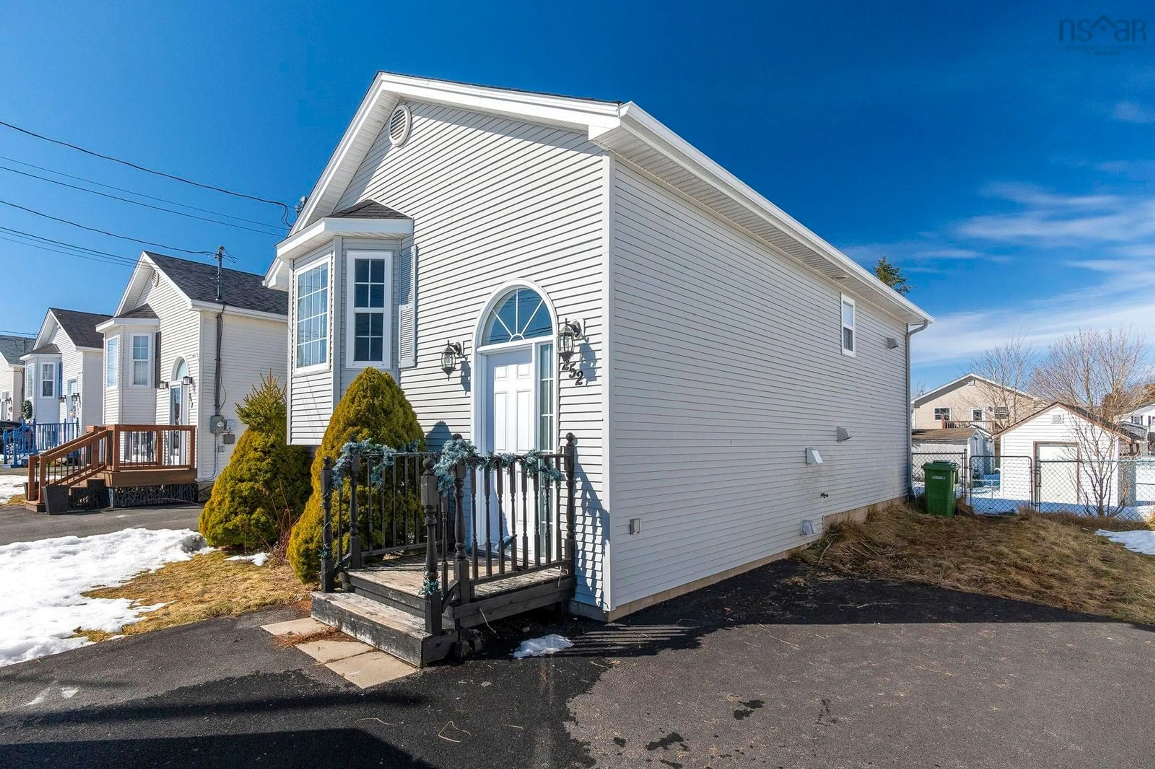 Home with vinyl exterior material, street for 252 Jeep Cres, South Brook Nova Scotia B3G 1P5