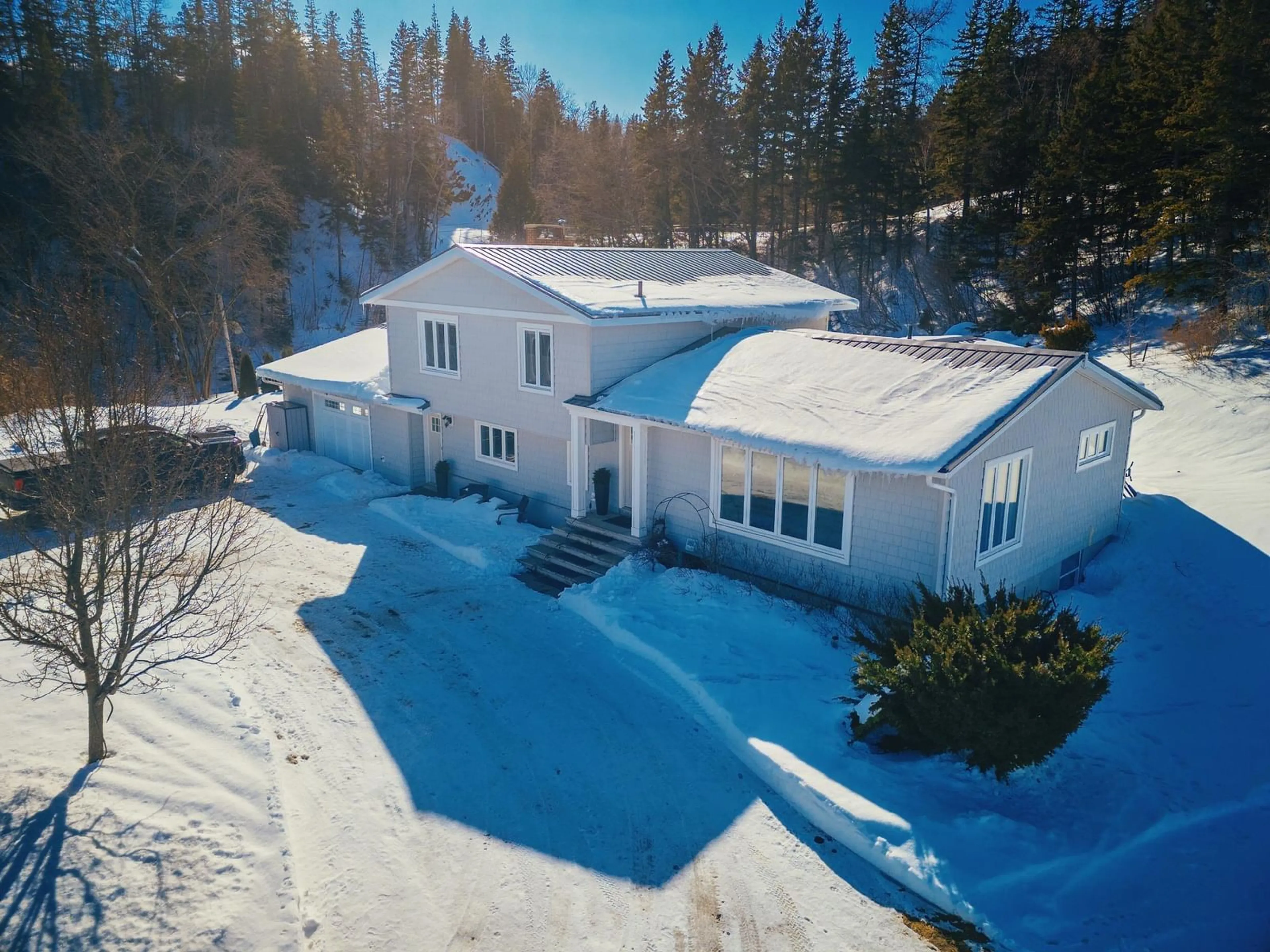 A pic from outside/outdoor area/front of a property/back of a property/a pic from drone, unknown for 10055 19 Hwy, Southwest Mabou Nova Scotia B0E 2W0