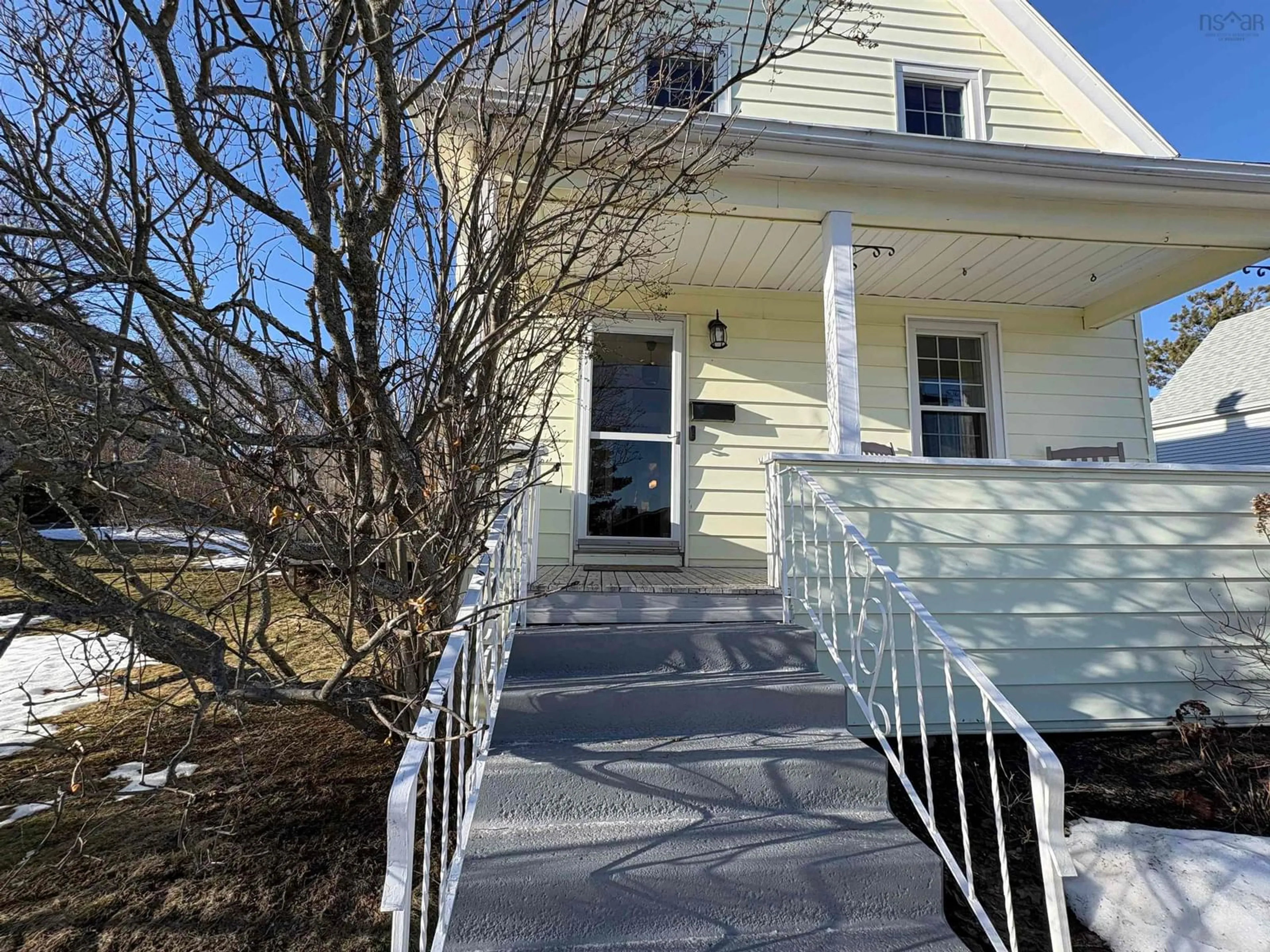 A pic from outside/outdoor area/front of a property/back of a property/a pic from drone, street for 38 St. Bernard St, Stellarton Nova Scotia B0K 1S0