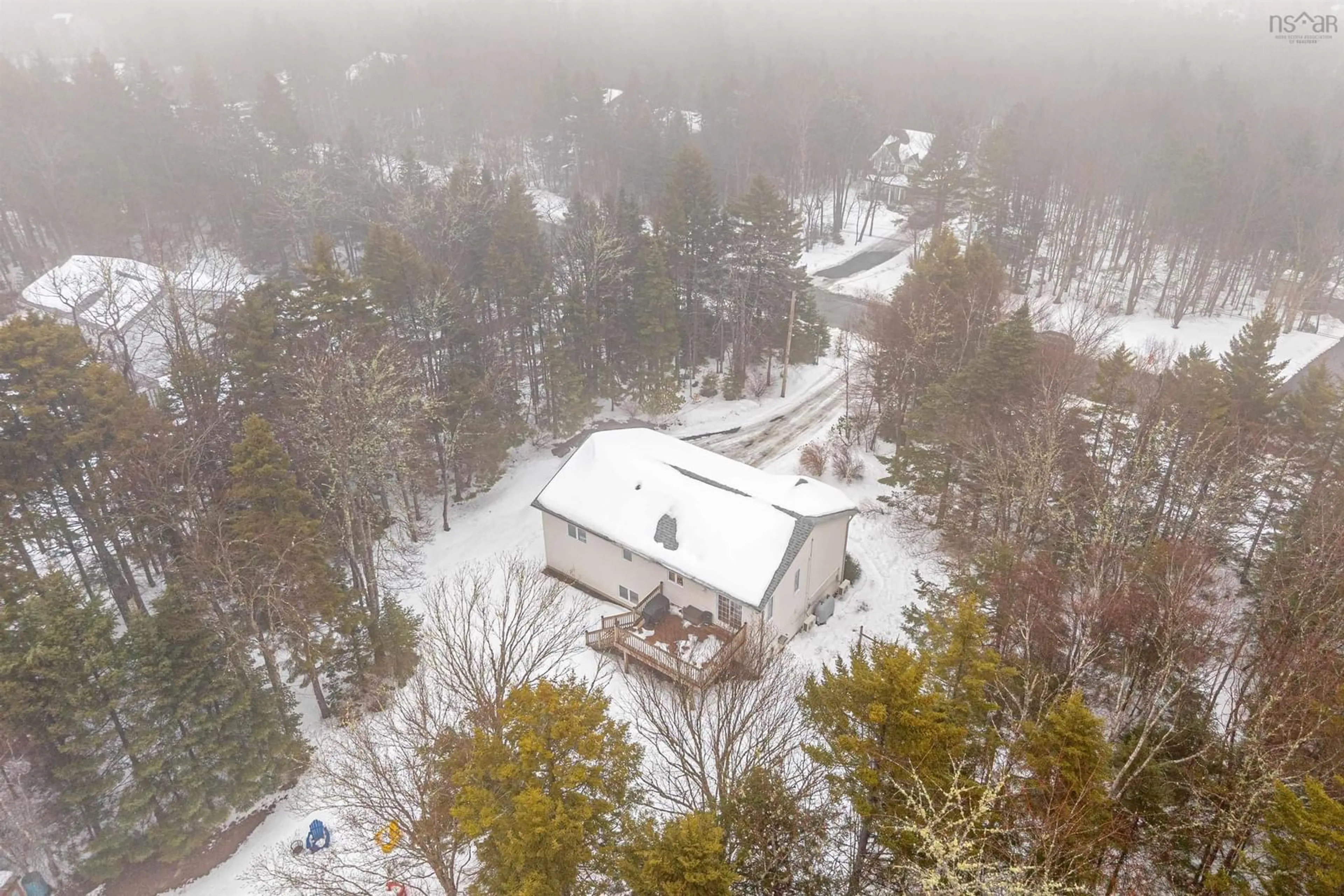 A pic from outside/outdoor area/front of a property/back of a property/a pic from drone, mountain view for 241 Monarch Dr, Beaver Bank Nova Scotia B4E 3J1