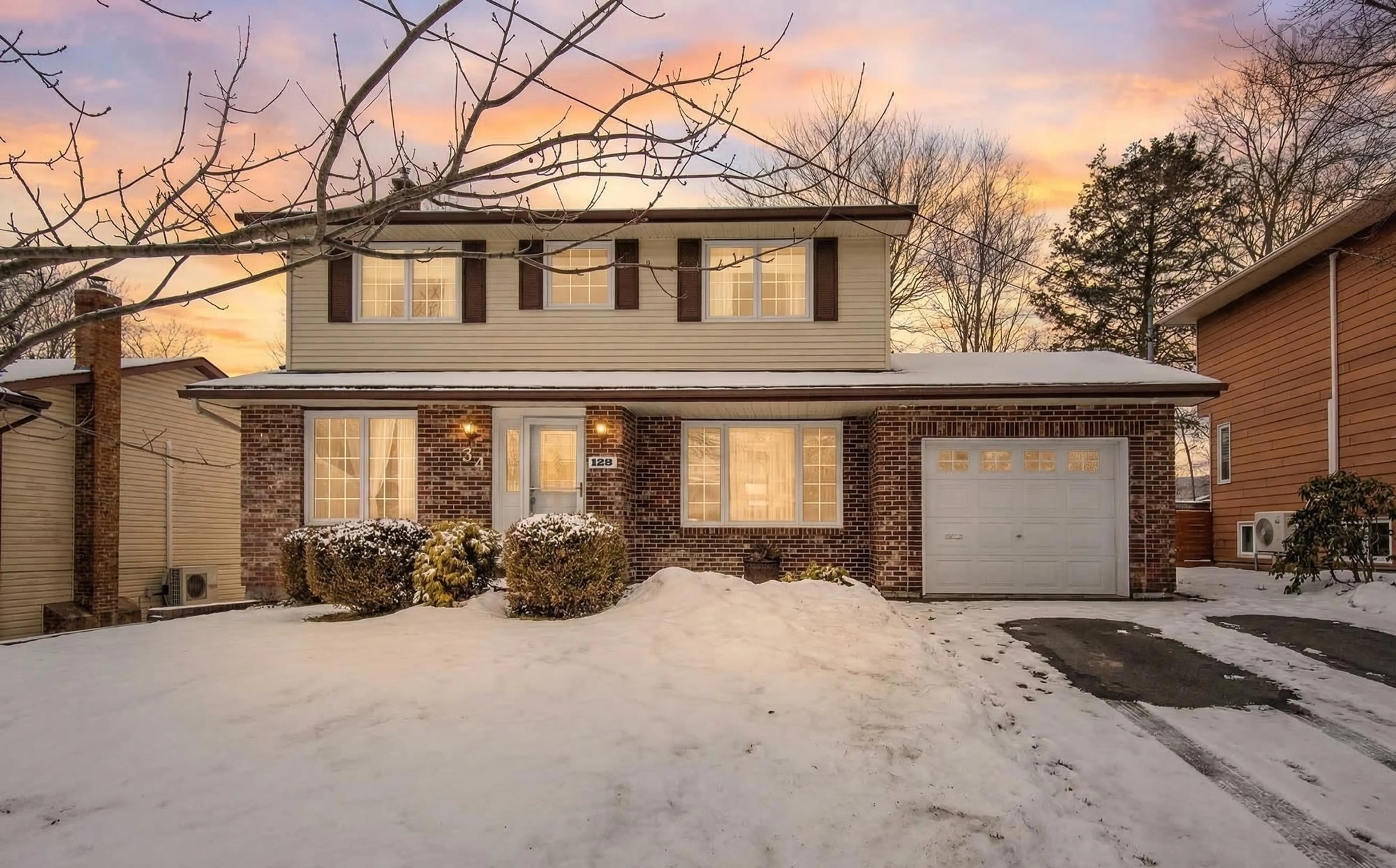 Home with brick exterior material, street for 34 Bonita Dr, Dartmouth Nova Scotia B2X 2G9