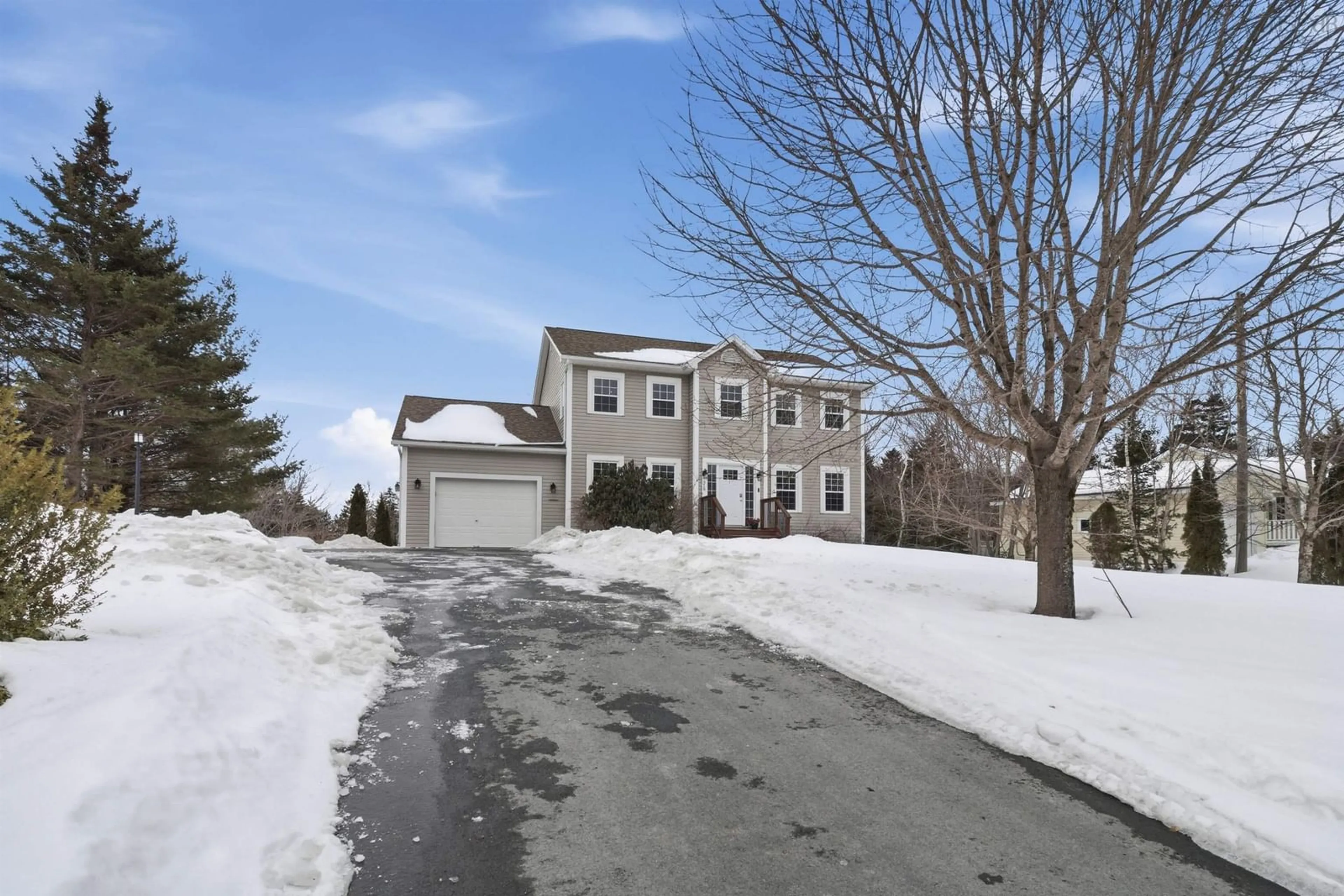 A pic from outside/outdoor area/front of a property/back of a property/a pic from drone, street for 219 Winslow Dr, Westwood Hills Nova Scotia B3Z 1N9