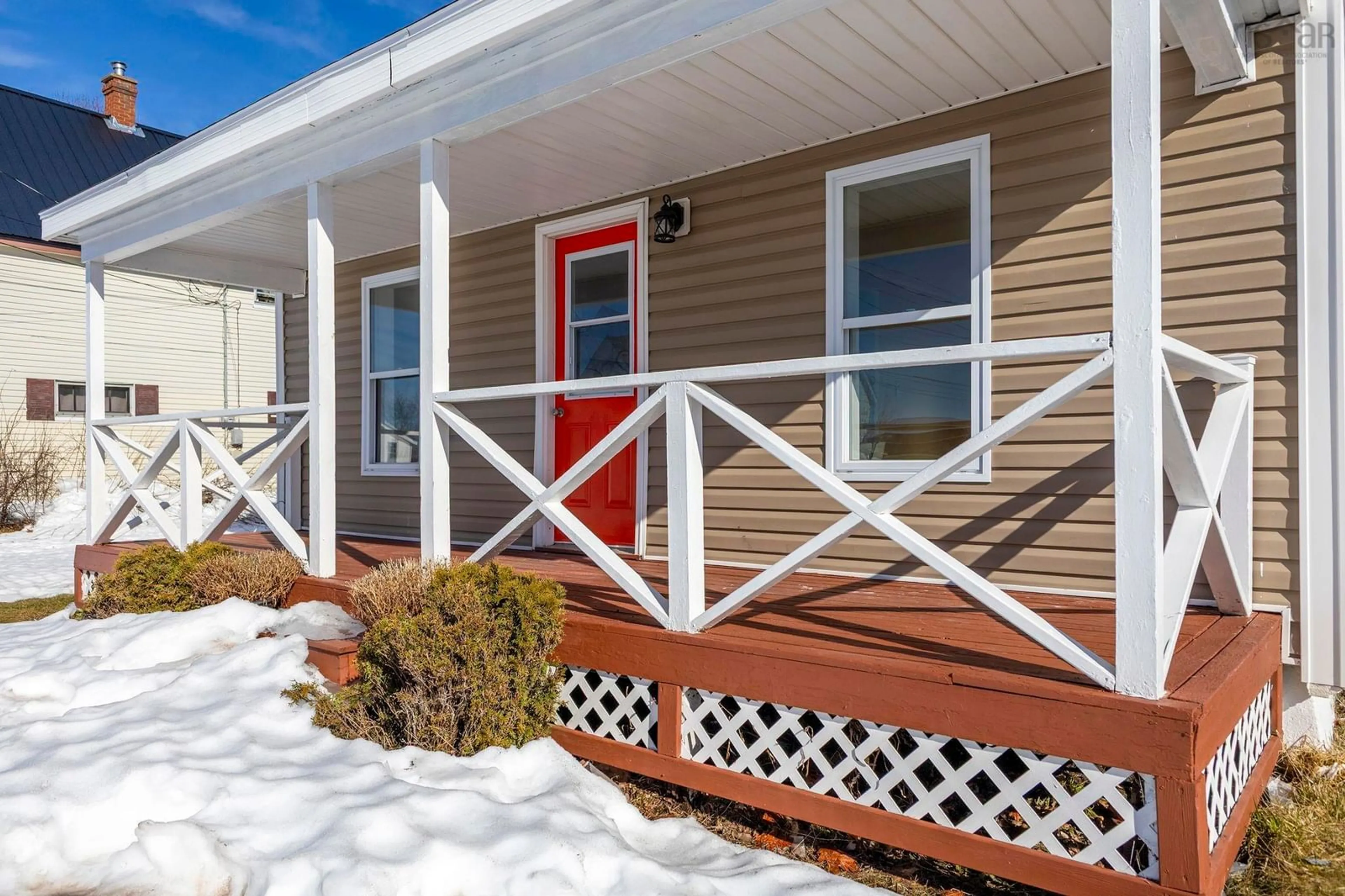 Home with vinyl exterior material, street for 2172 North St, Westville Nova Scotia B0K 2A0