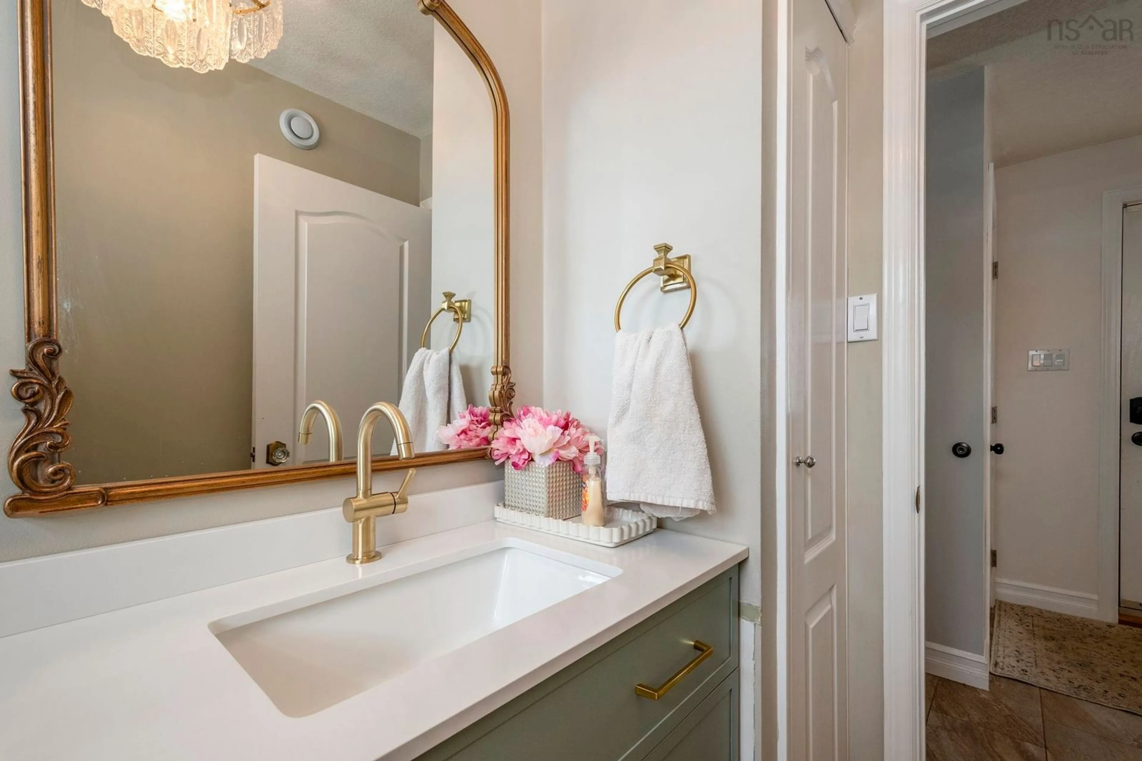 Contemporary bathroom, ceramic/tile floor for 79 Auburnwood Lane, Auburn Nova Scotia B0P 1A0