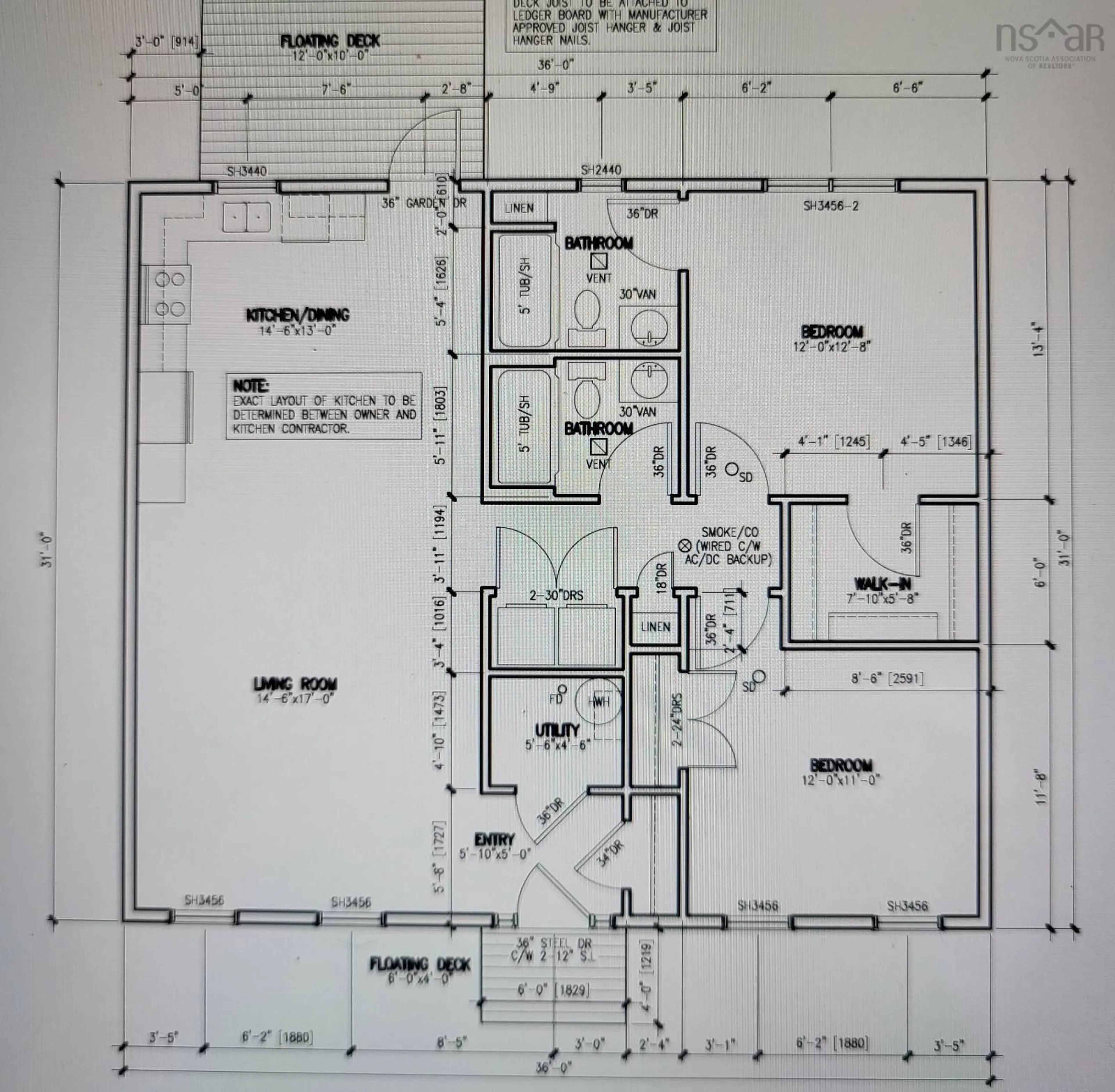 Floor plan for 56 Green Lane, Falmouth Nova Scotia B0N 2A0