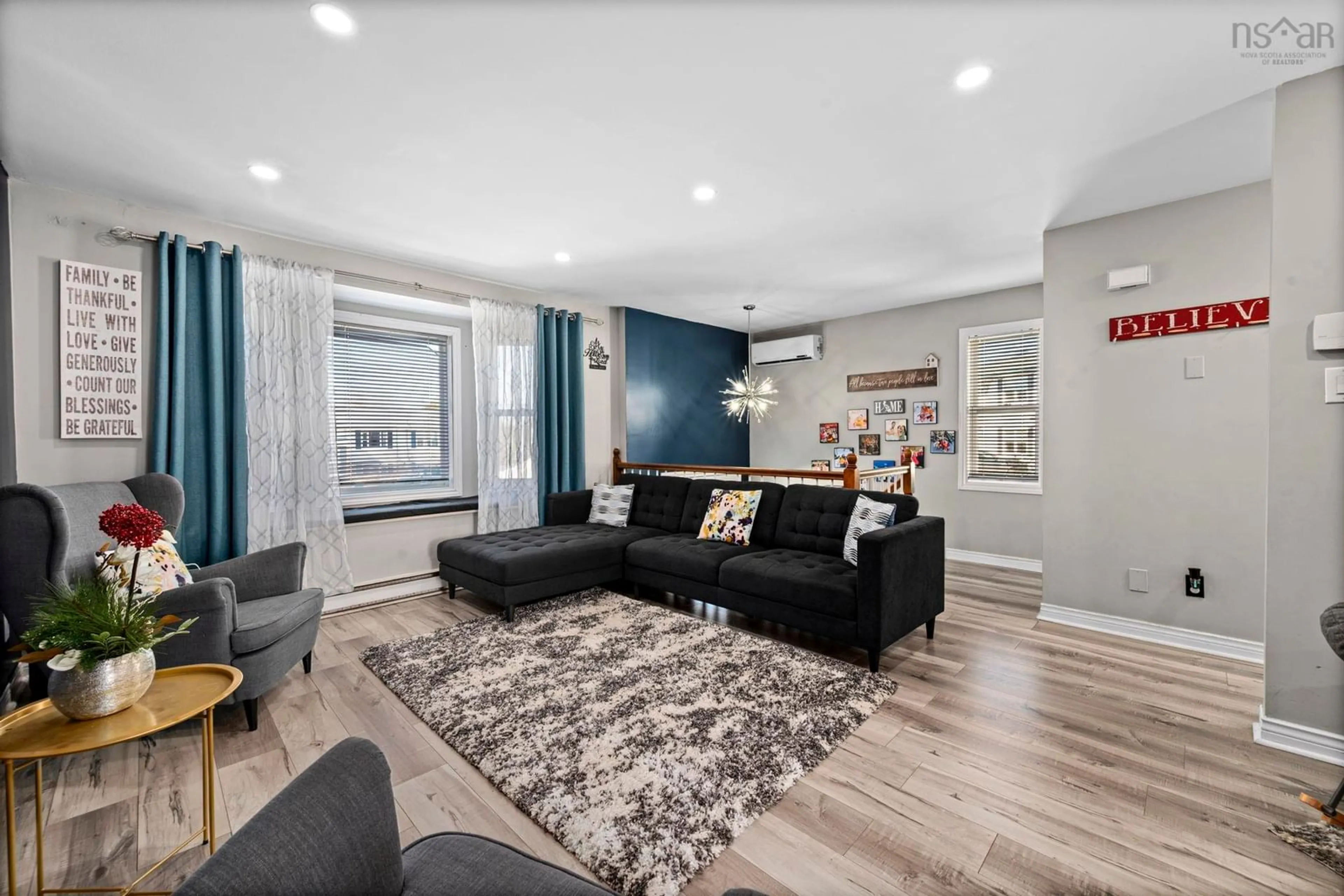 Living room with furniture, unknown for 7 Mathers Crt, Timberlea Nova Scotia B3T 1A4