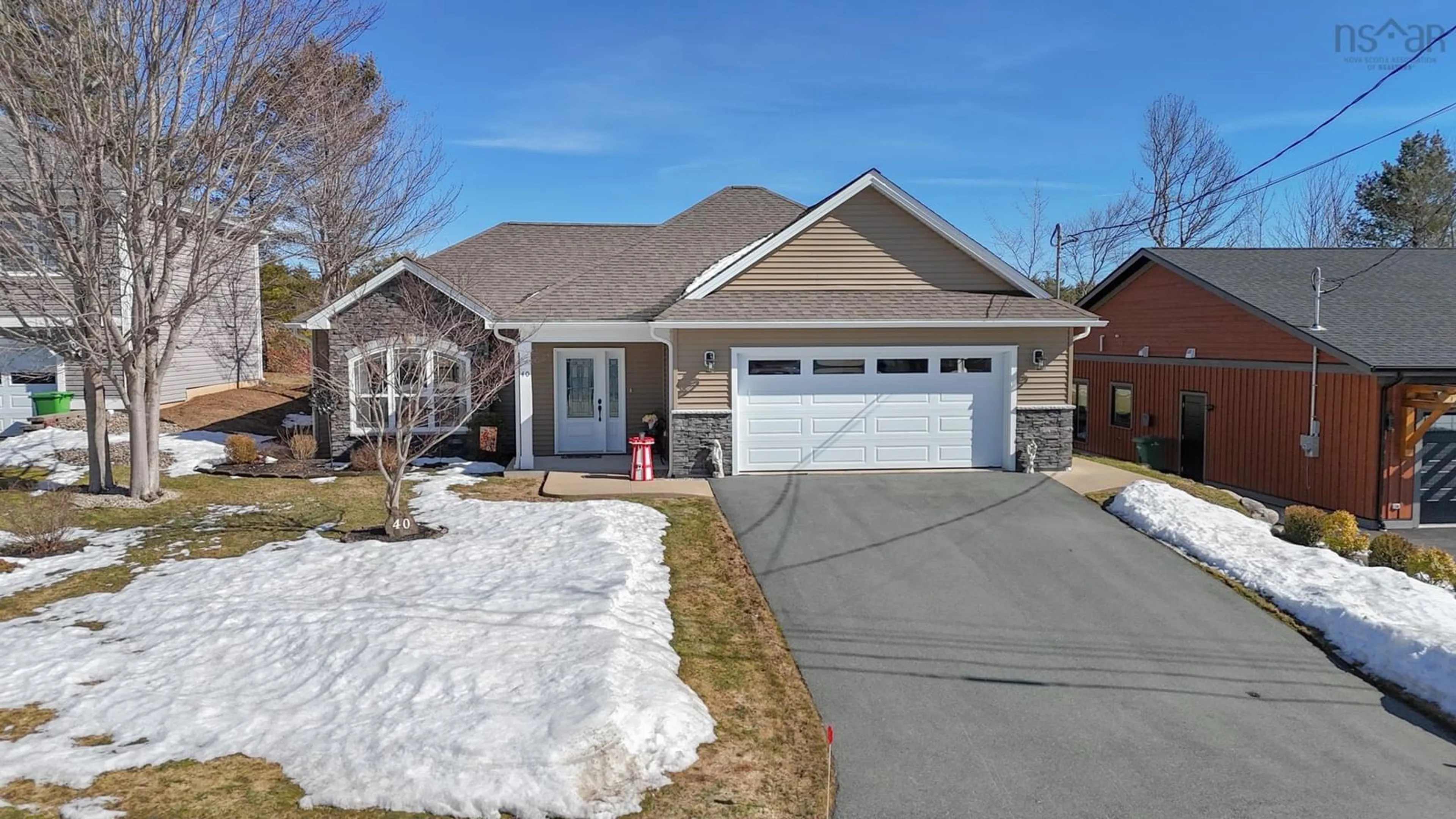 Home with brick exterior material, street for 40 Dr Ernst Crt, Bridgewater Nova Scotia B4V 9A3