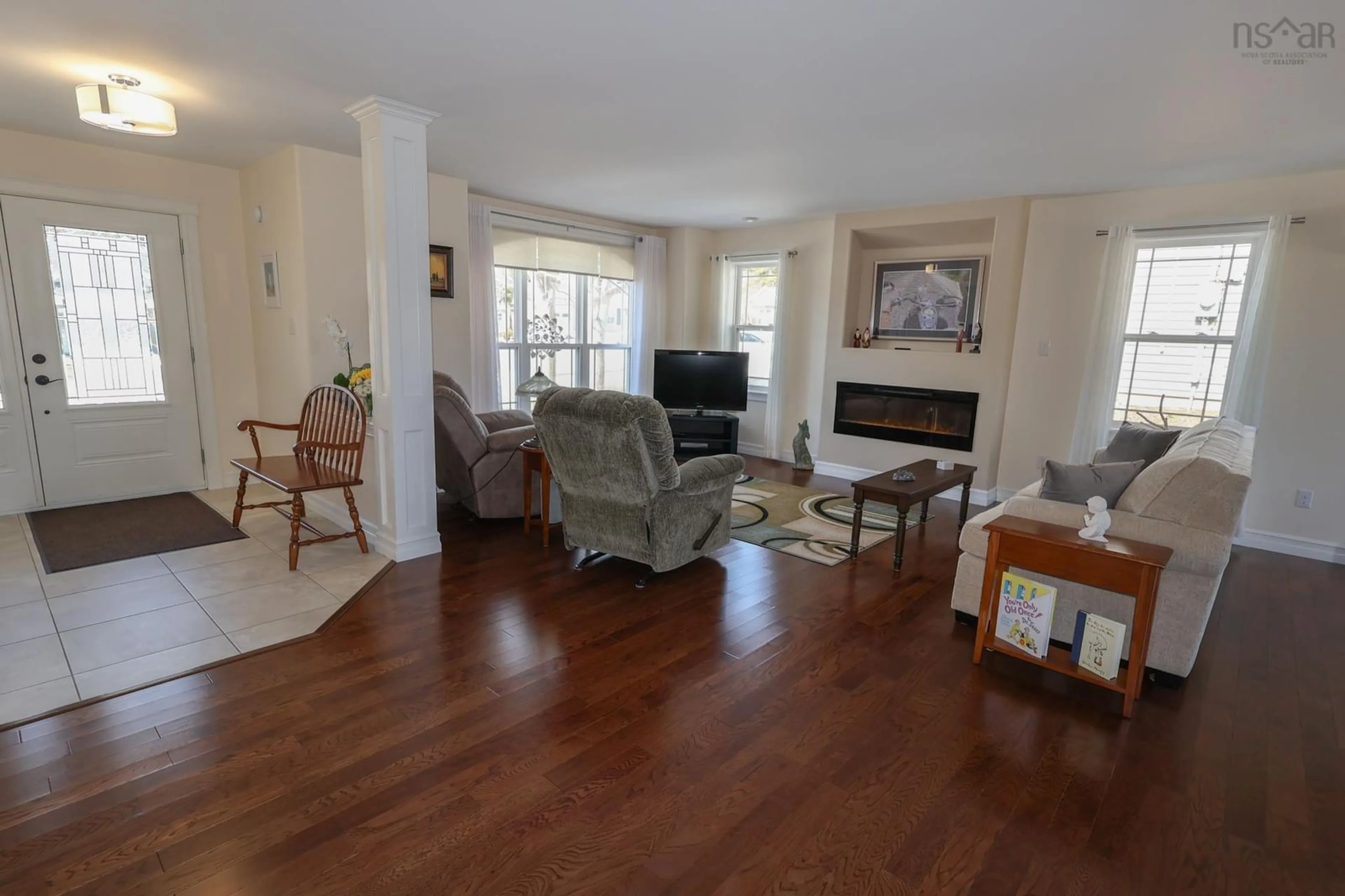 Living room with furniture, unknown for 40 Dr Ernst Crt, Bridgewater Nova Scotia B4V 9A3