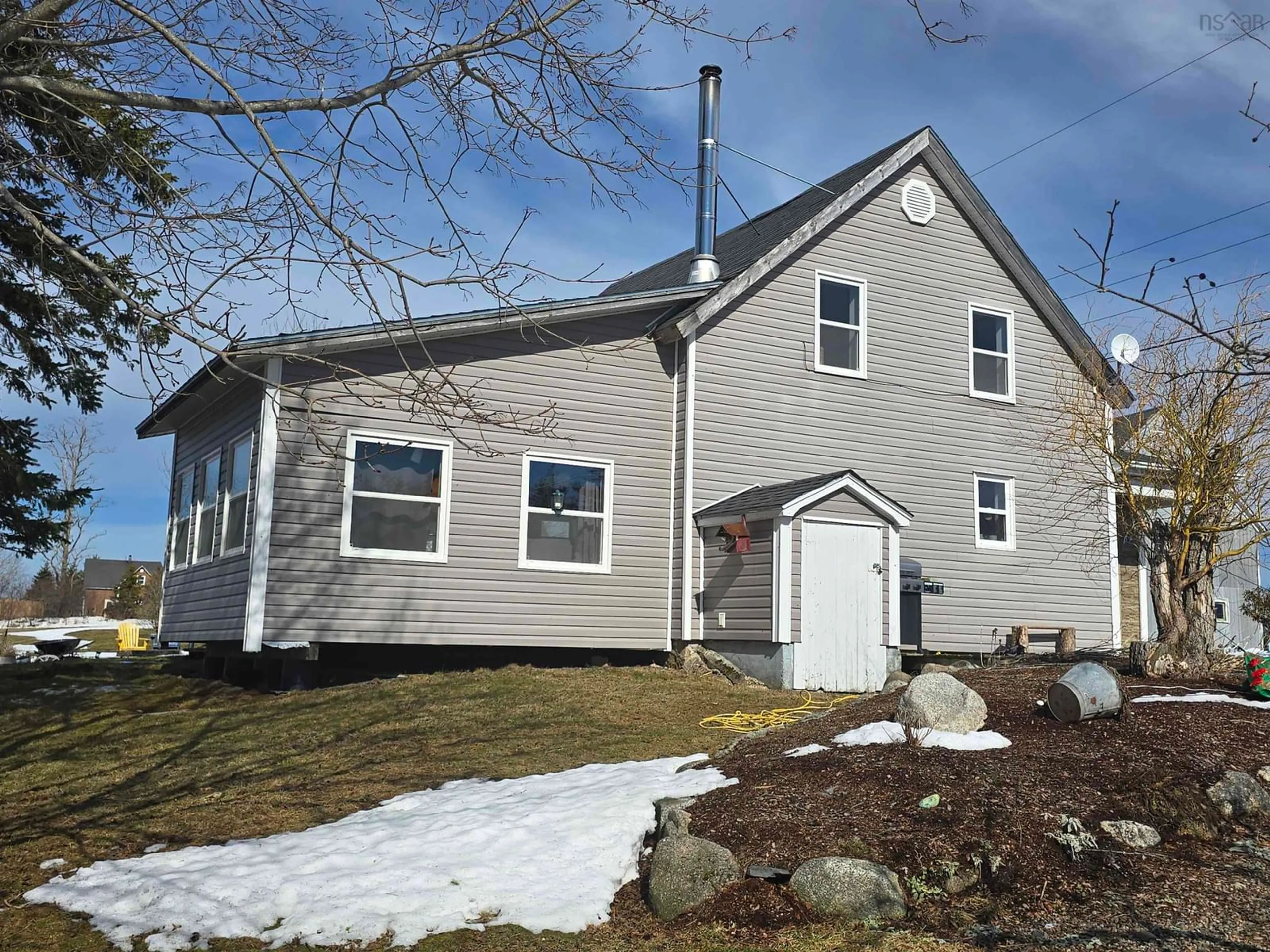 Home with vinyl exterior material, building for 39 Basil Joudrey Rd, Upper Northfield Nova Scotia B0P 5B1