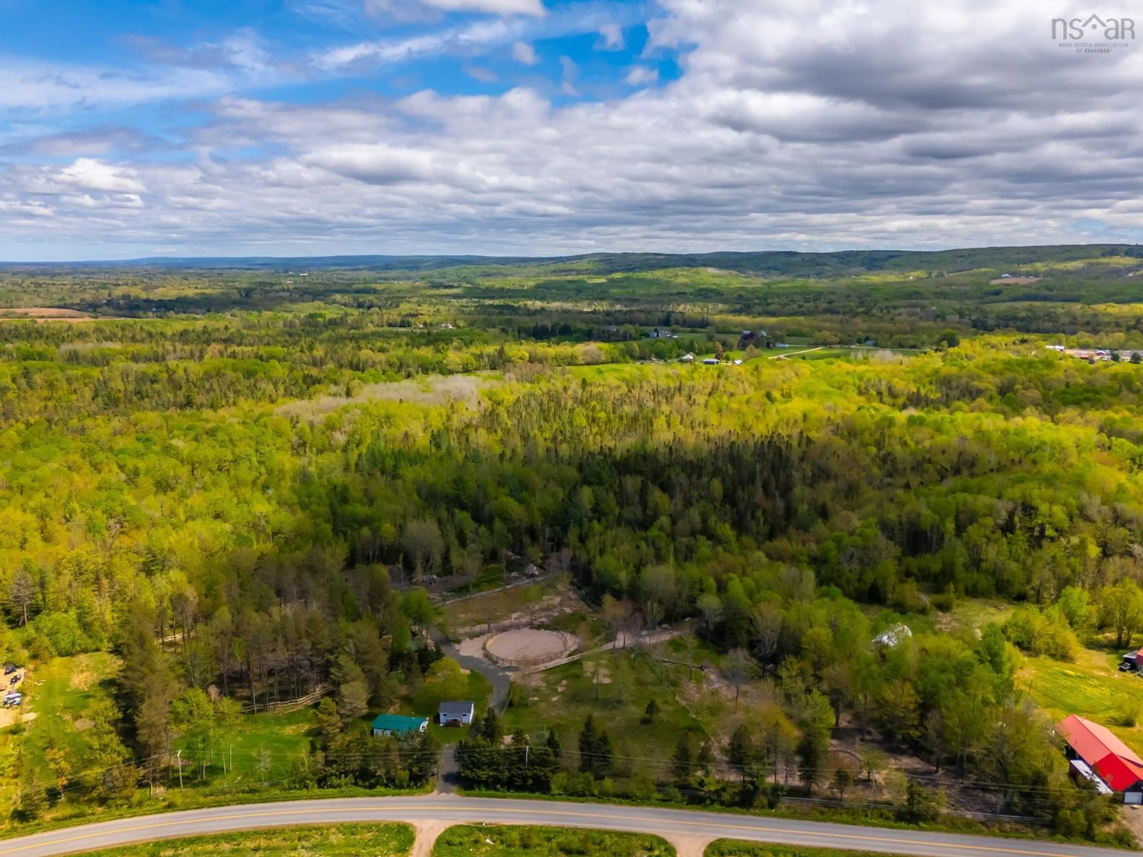 A pic from outside/outdoor area/front of a property/back of a property/a pic from drone, forest/trees view for 278 Fitch Rd, Clarence East Nova Scotia B0S 1M0