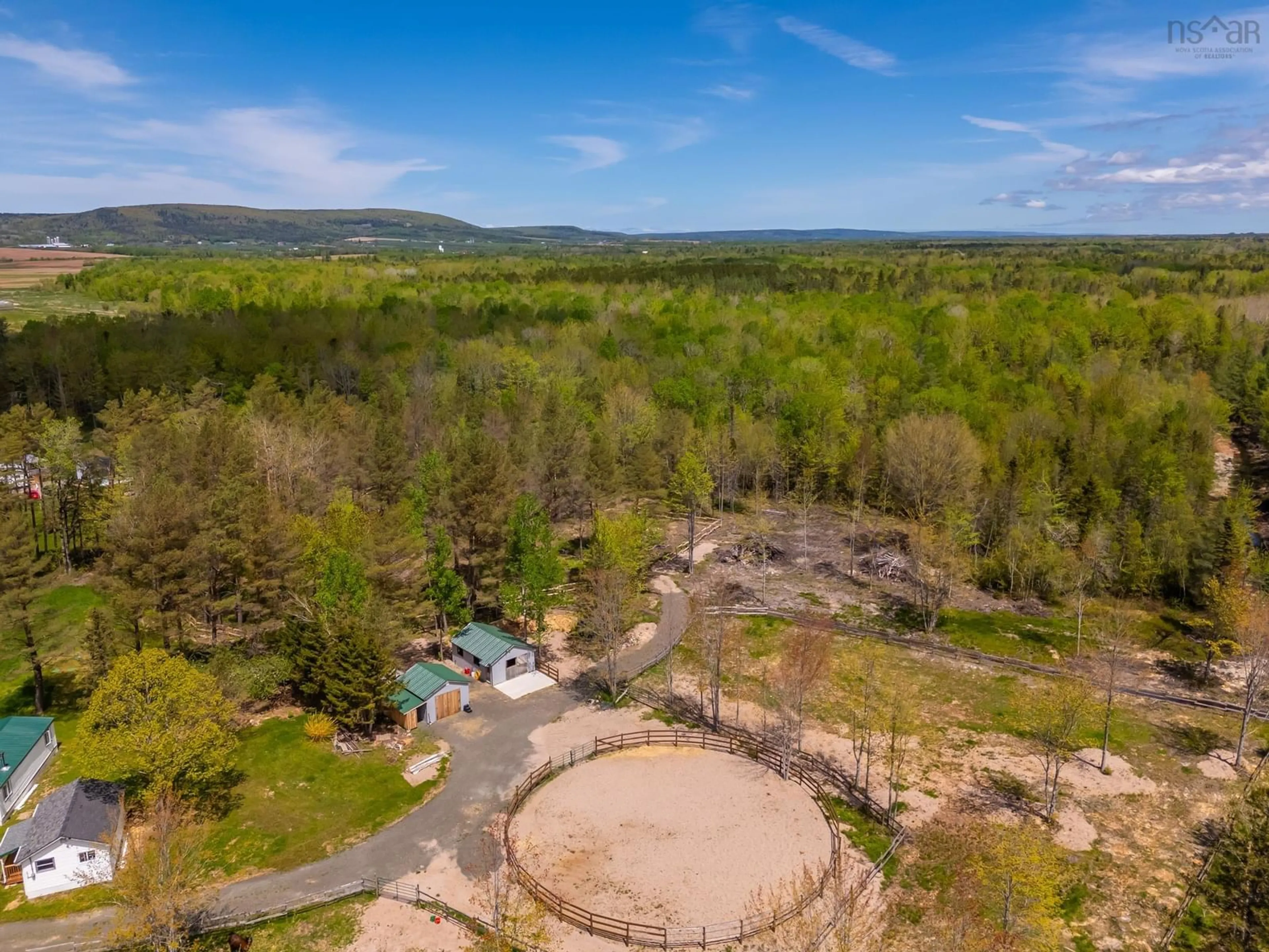 A pic from outside/outdoor area/front of a property/back of a property/a pic from drone, forest/trees view for 278 Fitch Rd, Clarence East Nova Scotia B0S 1M0